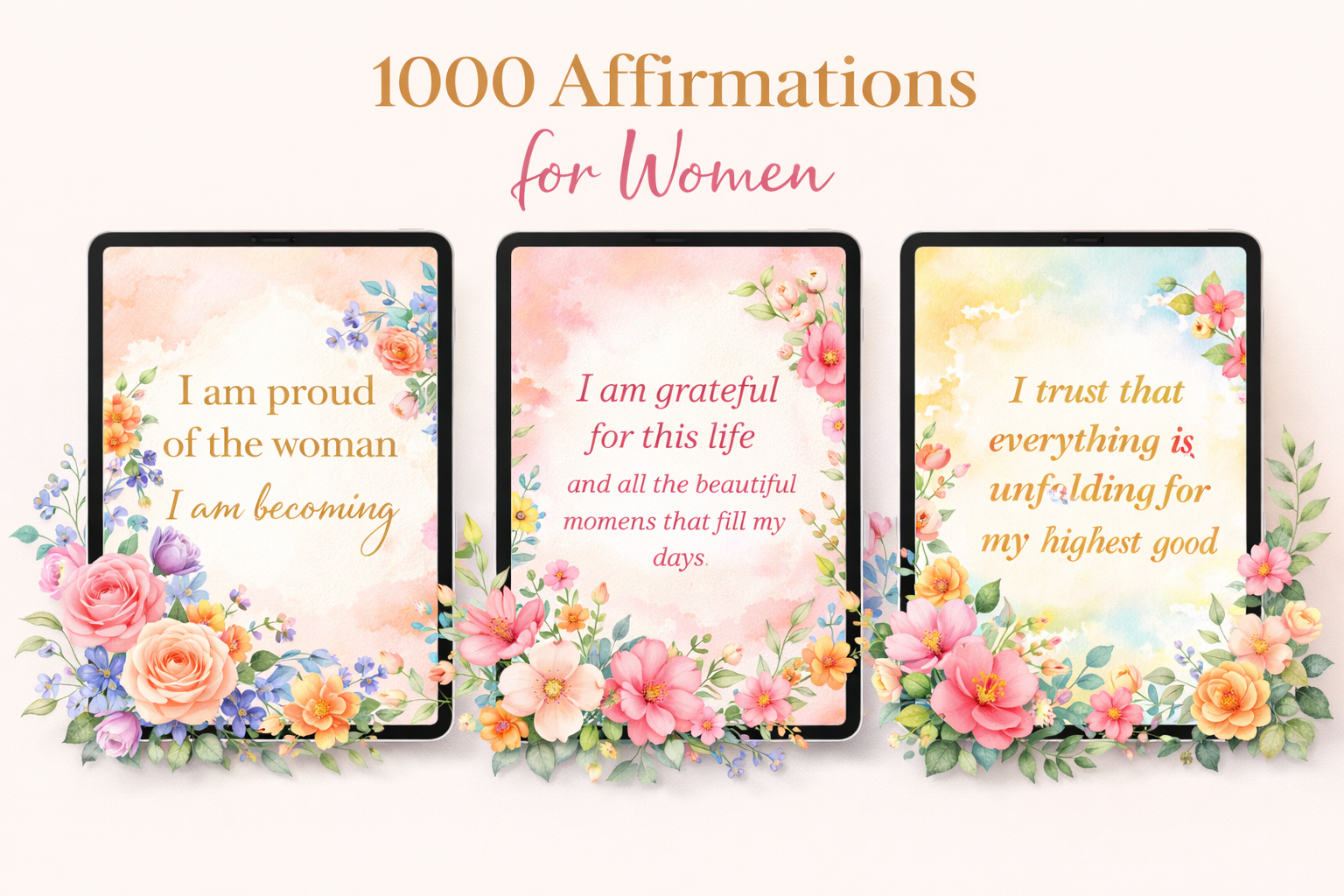 1000 Positive Affirmations for Women
