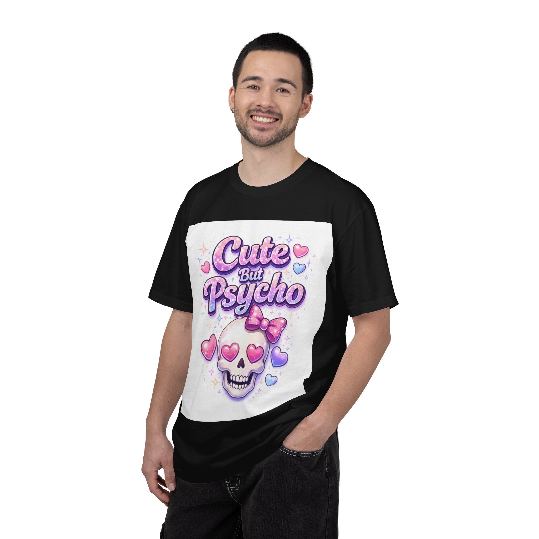 Cute But Psycho Skull T-Shirt — Pastel Kawaii Skull Tee
