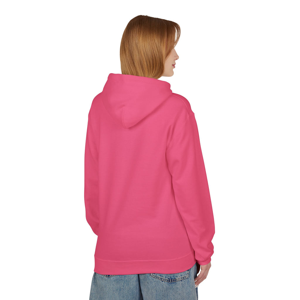 Hoodie — 'Black Girl Magic' Kid with Puffs Graphic White Hoodie