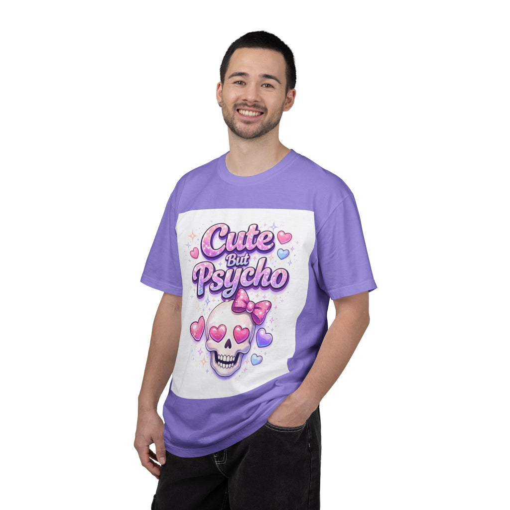 Cute But Psycho Skull T-Shirt — Pastel Kawaii Skull Tee
