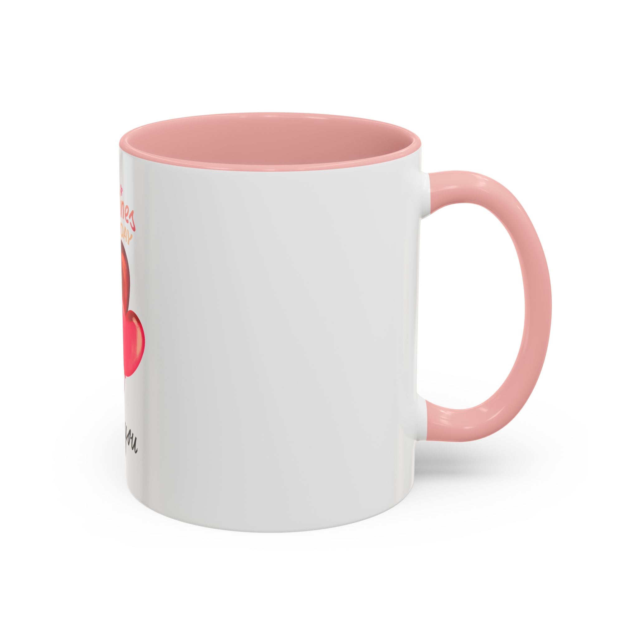 Valentine’s Day 'I Love You' Heart Balloon Accent Coffee Mug