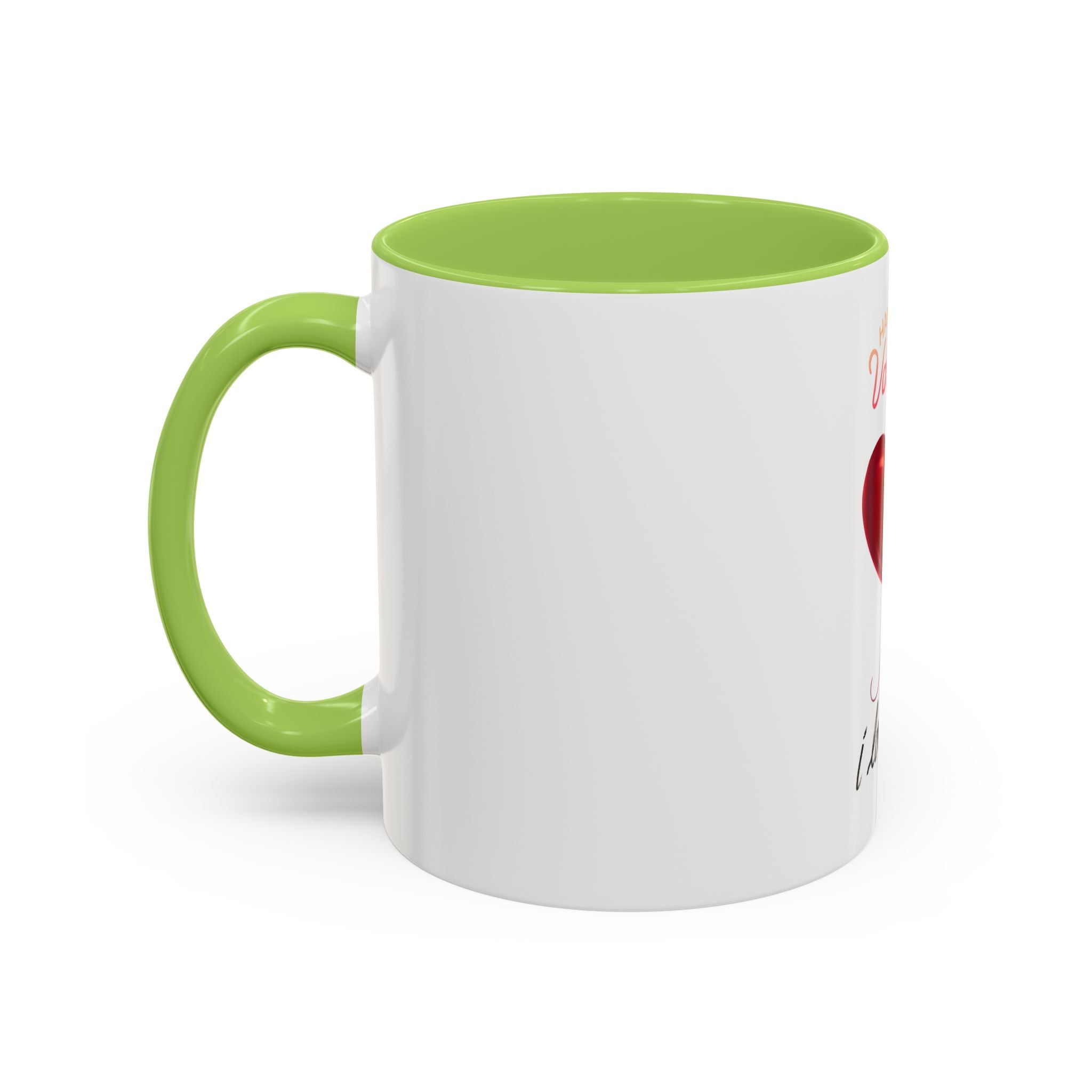 Valentine’s Day 'I Love You' Heart Balloon Accent Coffee Mug