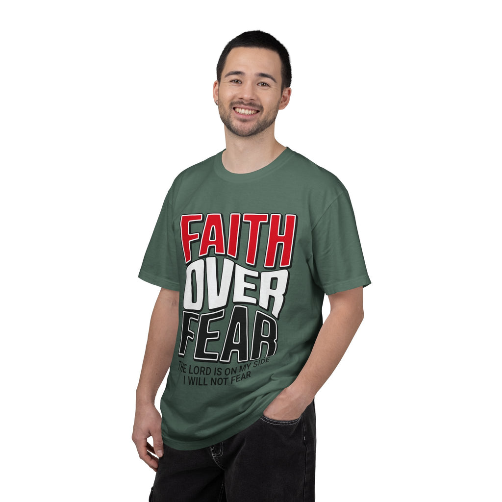 Faith Over Fear T‑Shirt — Christian Inspirational Tee ("The Lord Is On My Side")