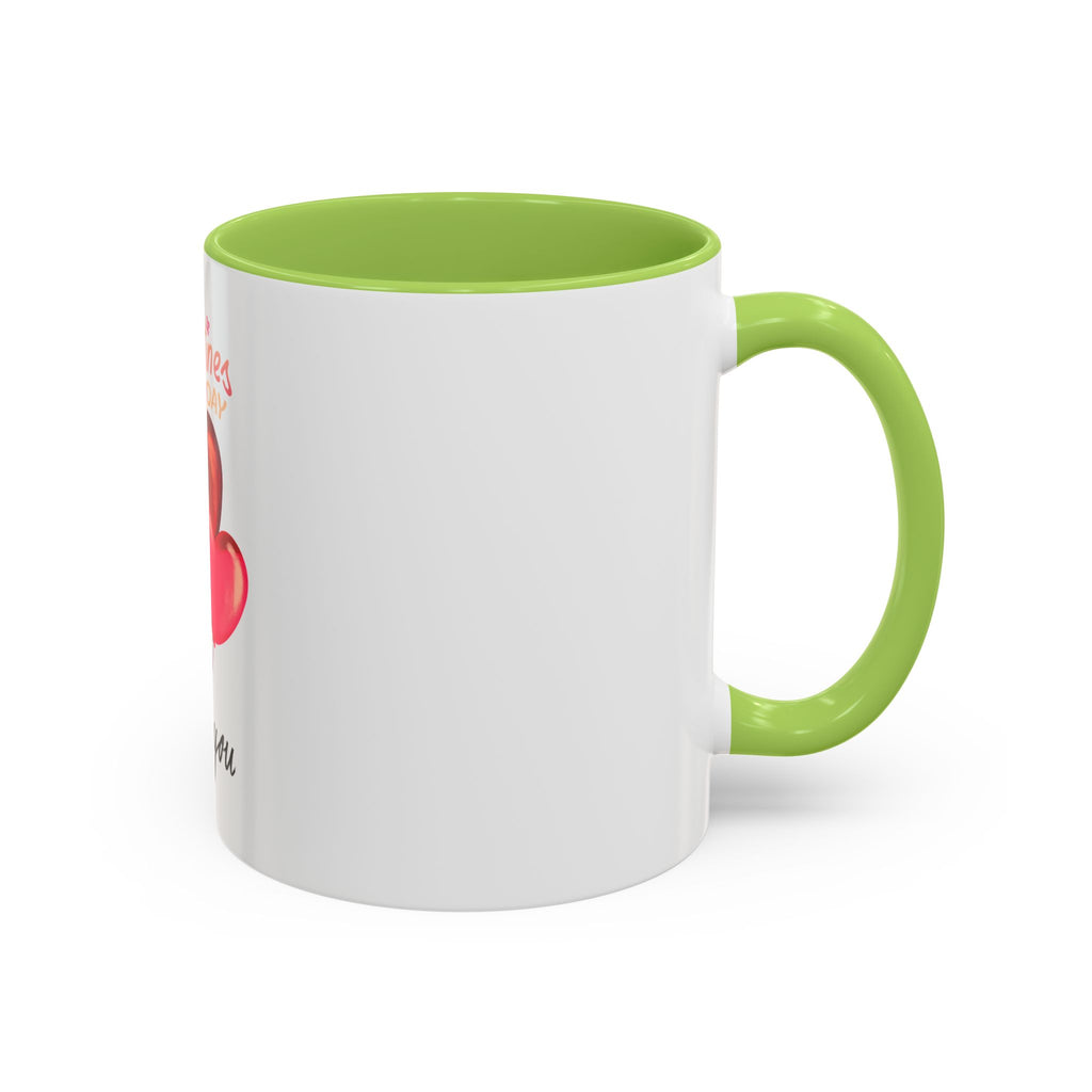 Valentine’s Day 'I Love You' Heart Balloon Accent Coffee Mug