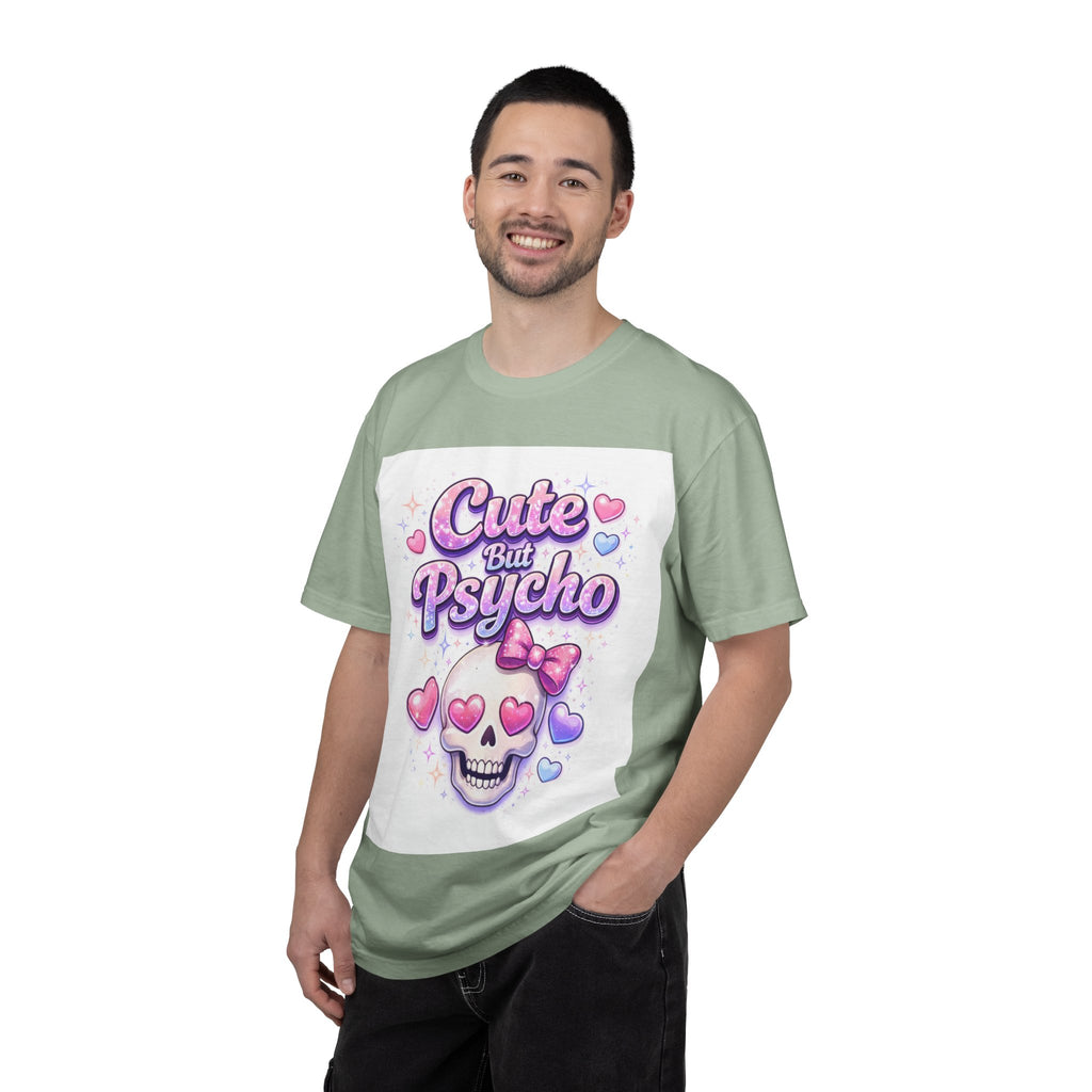 Cute But Psycho Skull T-Shirt — Pastel Kawaii Skull Tee