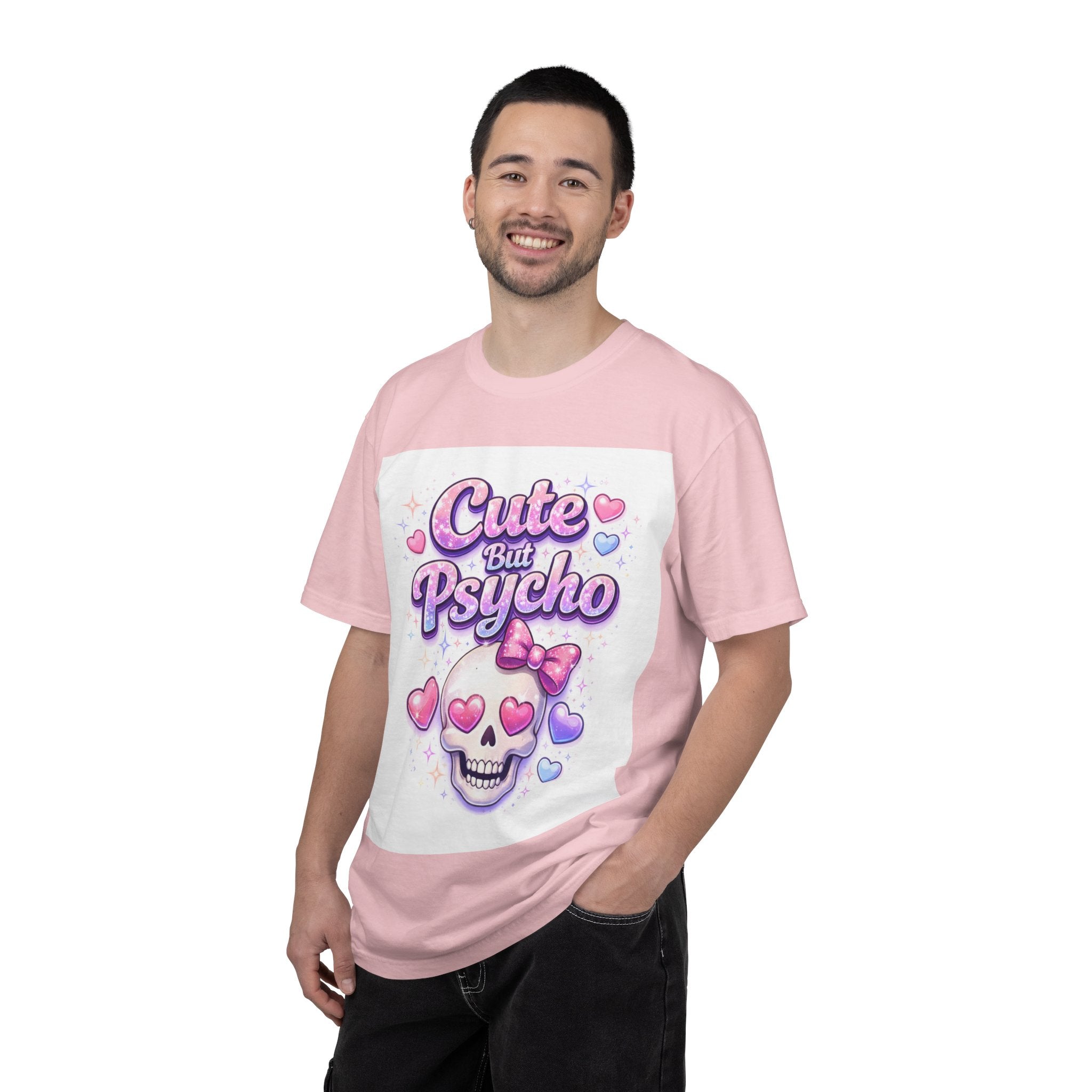 Cute But Psycho Skull T-Shirt — Pastel Kawaii Skull Tee
