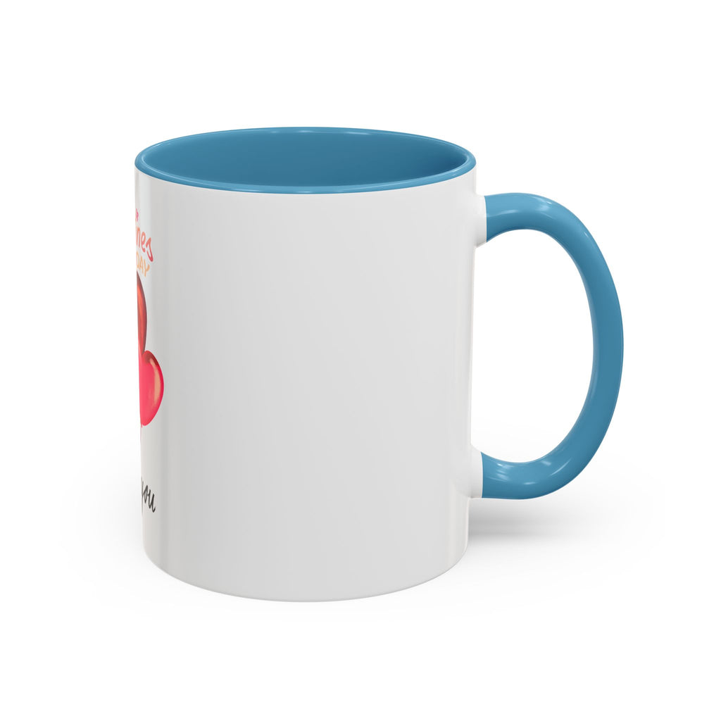 Valentine’s Day 'I Love You' Heart Balloon Accent Coffee Mug