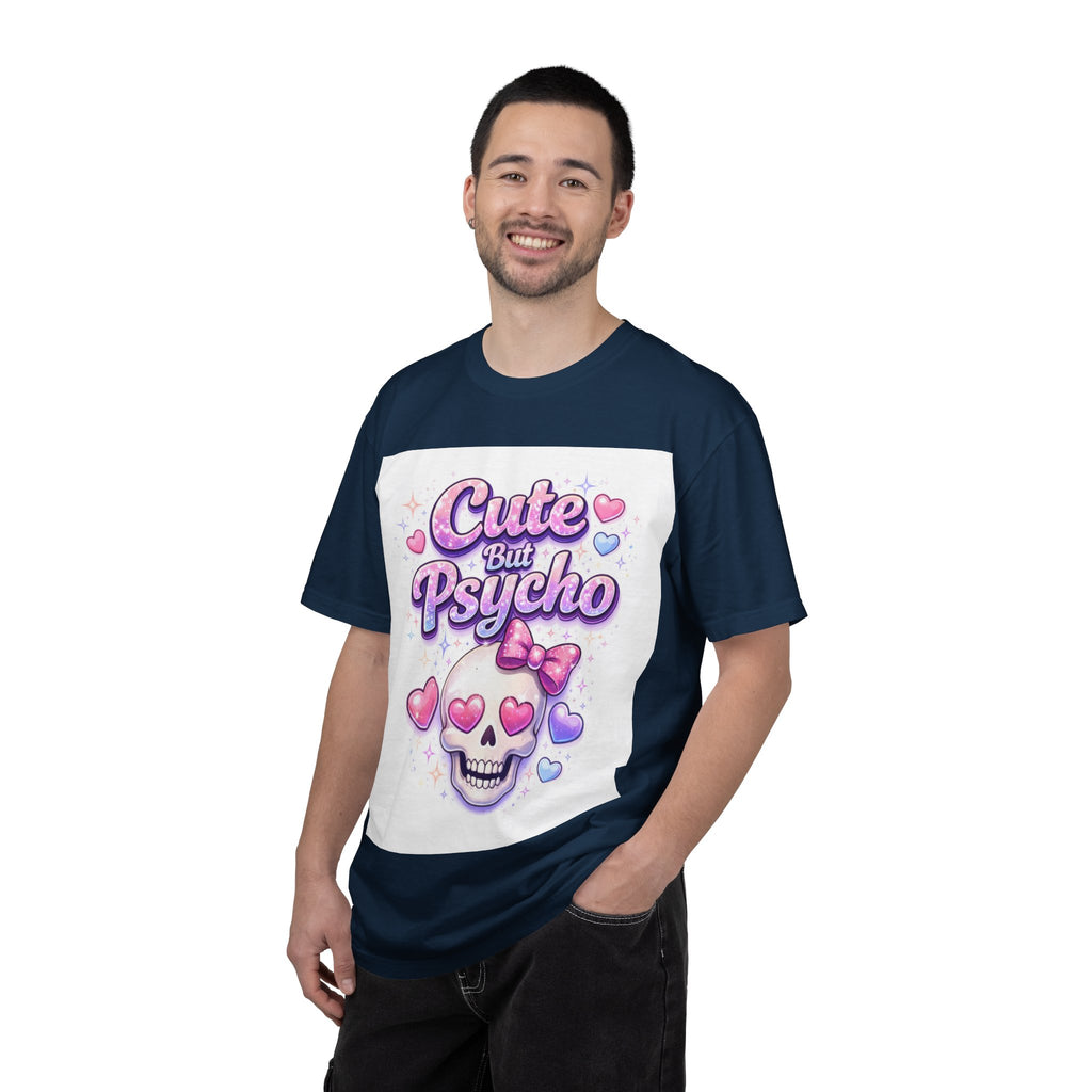 Cute But Psycho Skull T-Shirt — Pastel Kawaii Skull Tee
