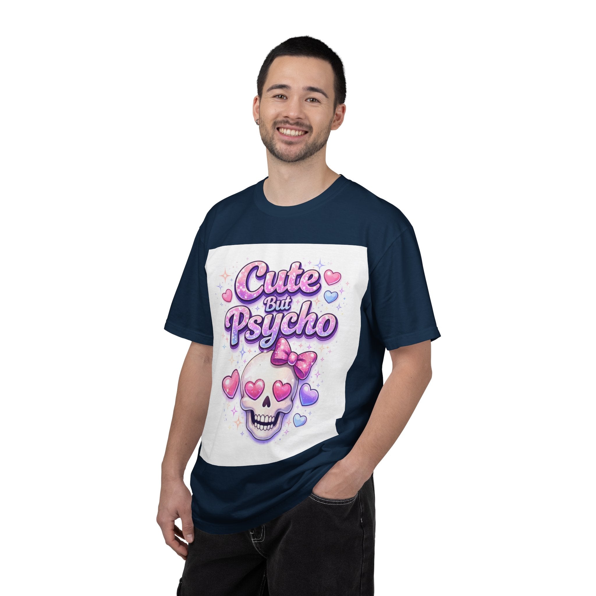 Cute But Psycho Skull T-Shirt — Pastel Kawaii Skull Tee