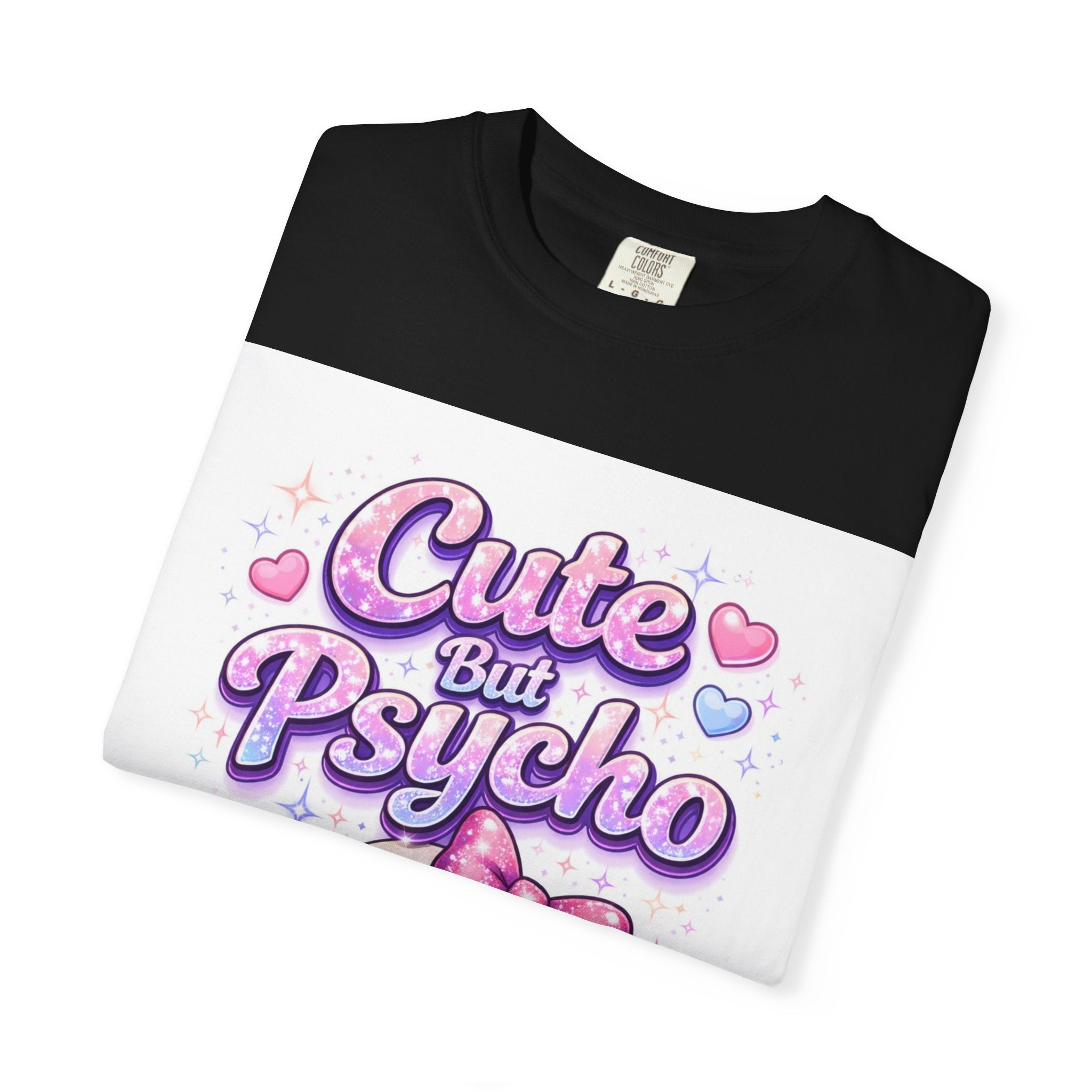 Cute But Psycho Skull T-Shirt — Pastel Kawaii Skull Tee