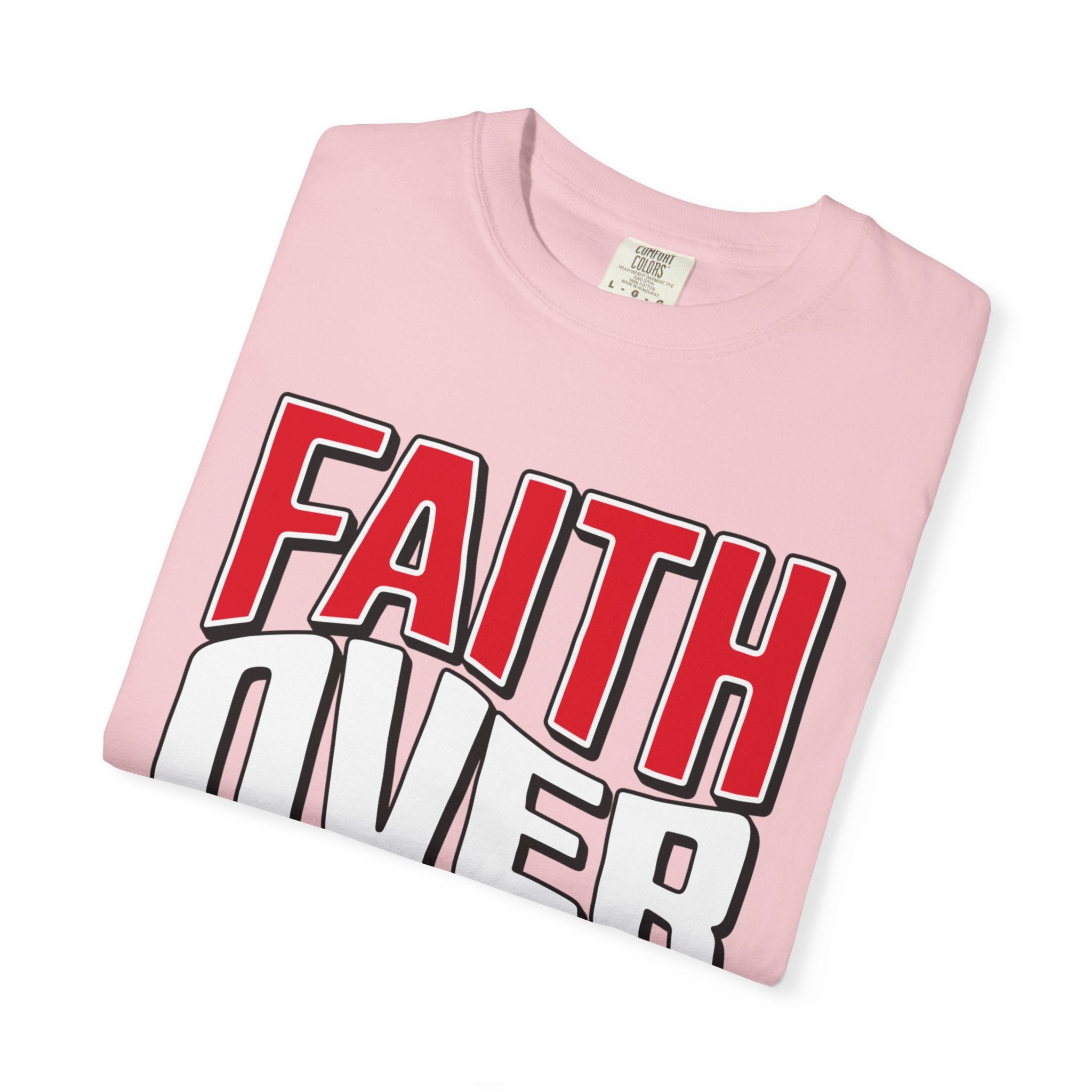 Faith Over Fear T‑Shirt — Christian Inspirational Tee ("The Lord Is On My Side")