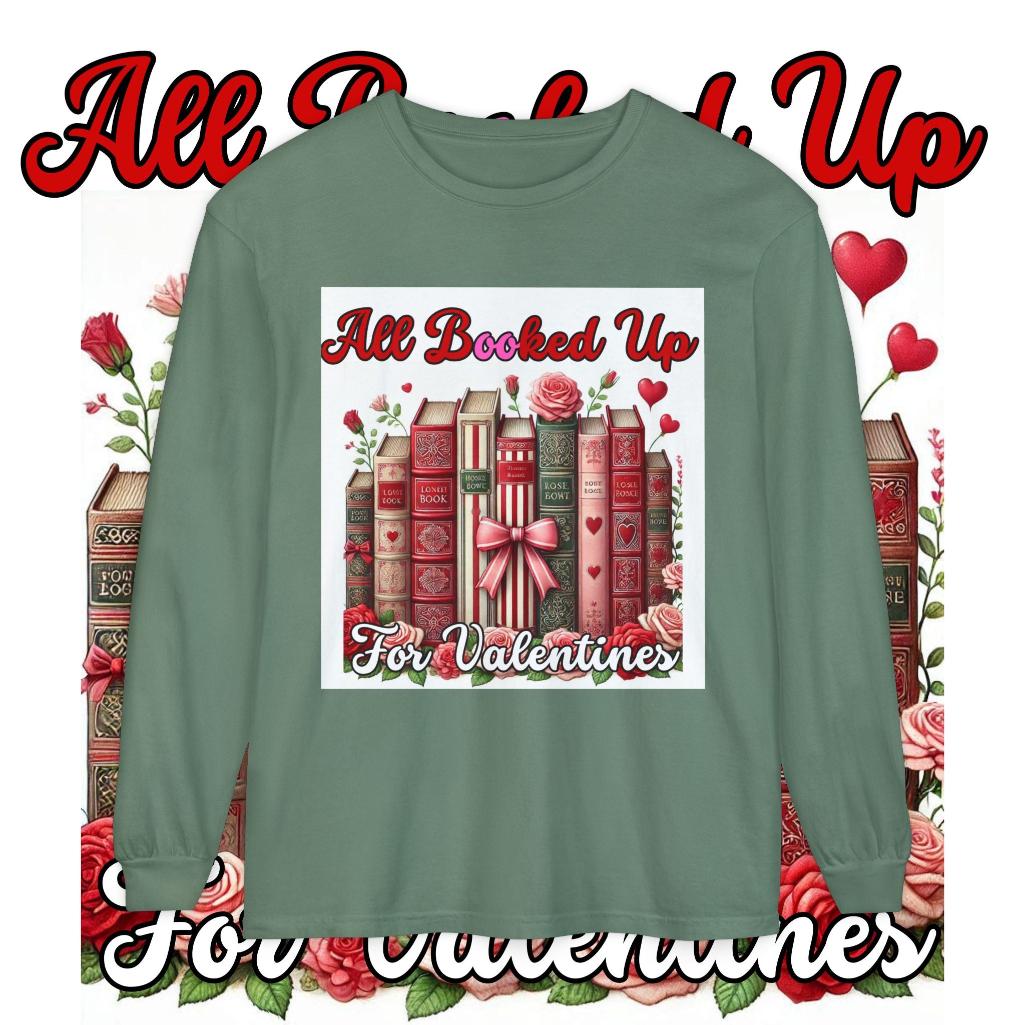 Valentine's 'All Booked Up' Long Sleeve Tee