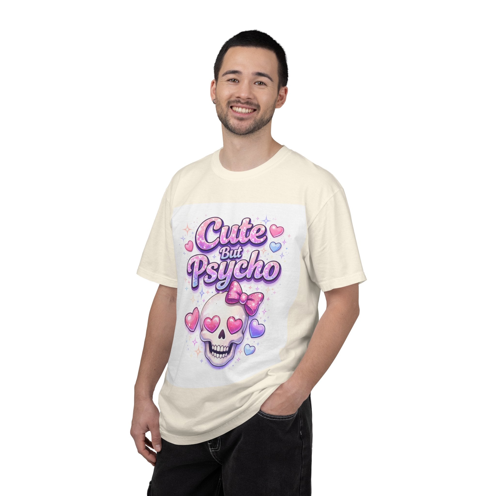 Cute But Psycho Skull T-Shirt — Pastel Kawaii Skull Tee