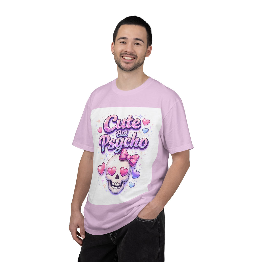 Cute But Psycho Skull T-Shirt — Pastel Kawaii Skull Tee