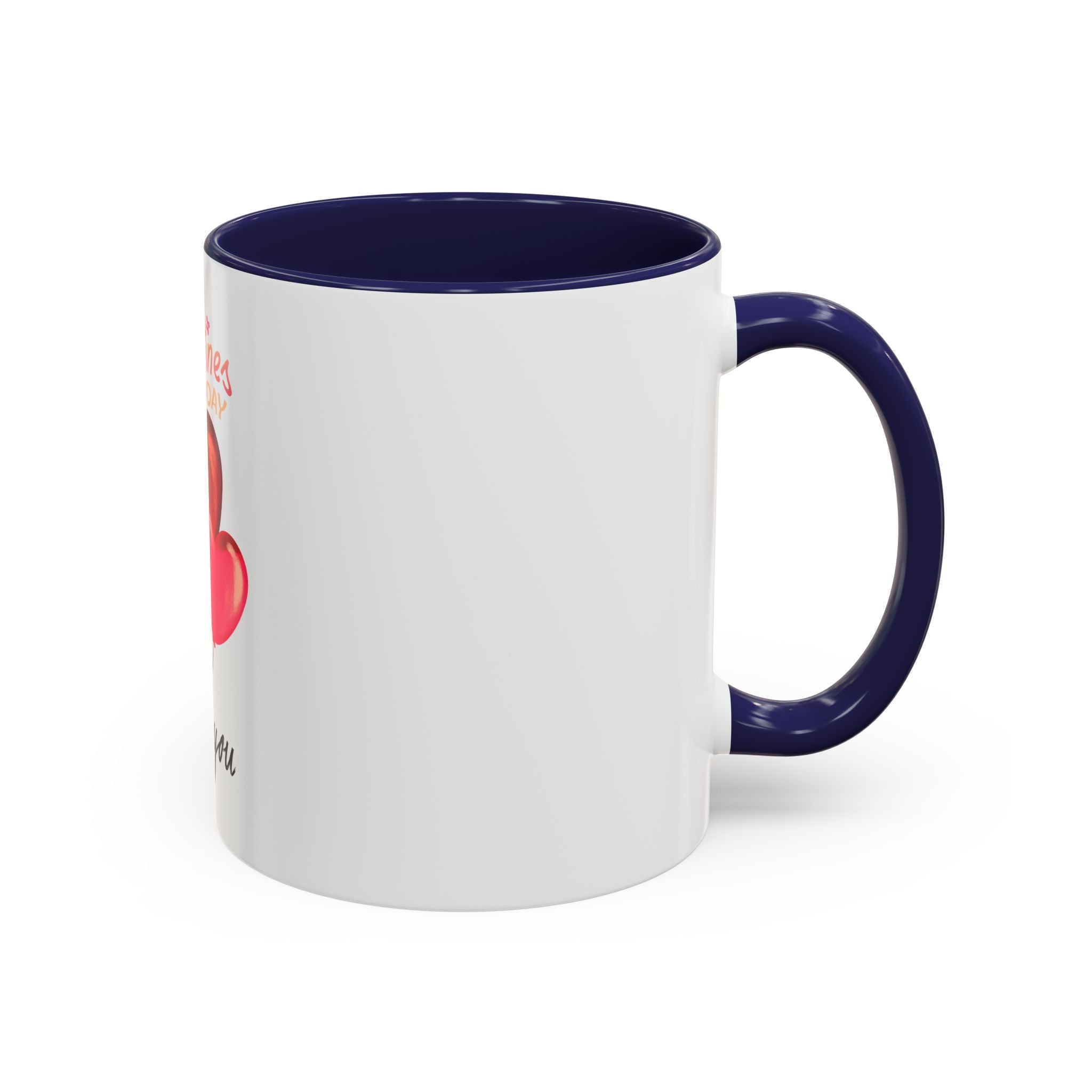 Valentine’s Day 'I Love You' Heart Balloon Accent Coffee Mug