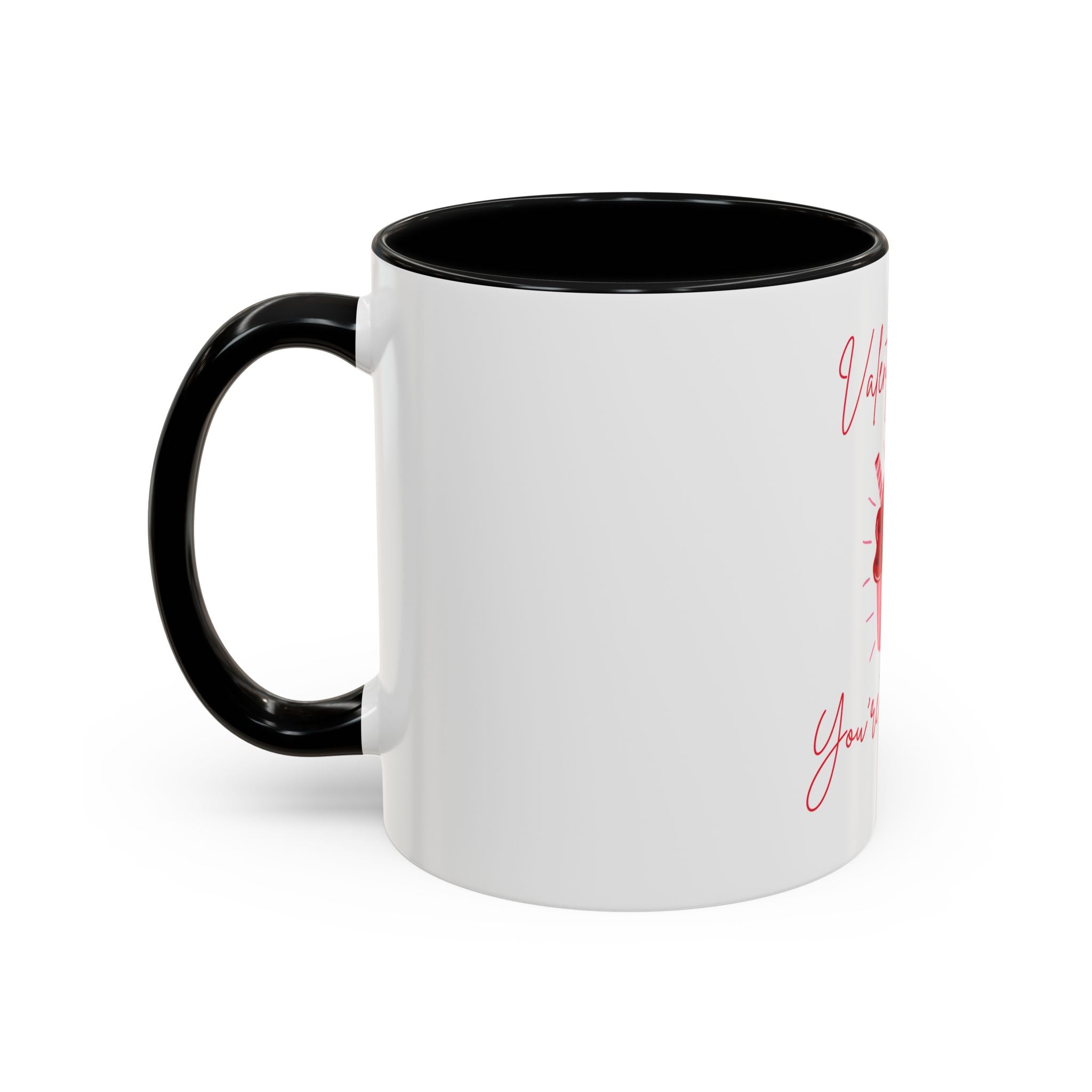 Valentine's Day Mug - "You're Too Sweet" Cup with Heart Cupcake Design