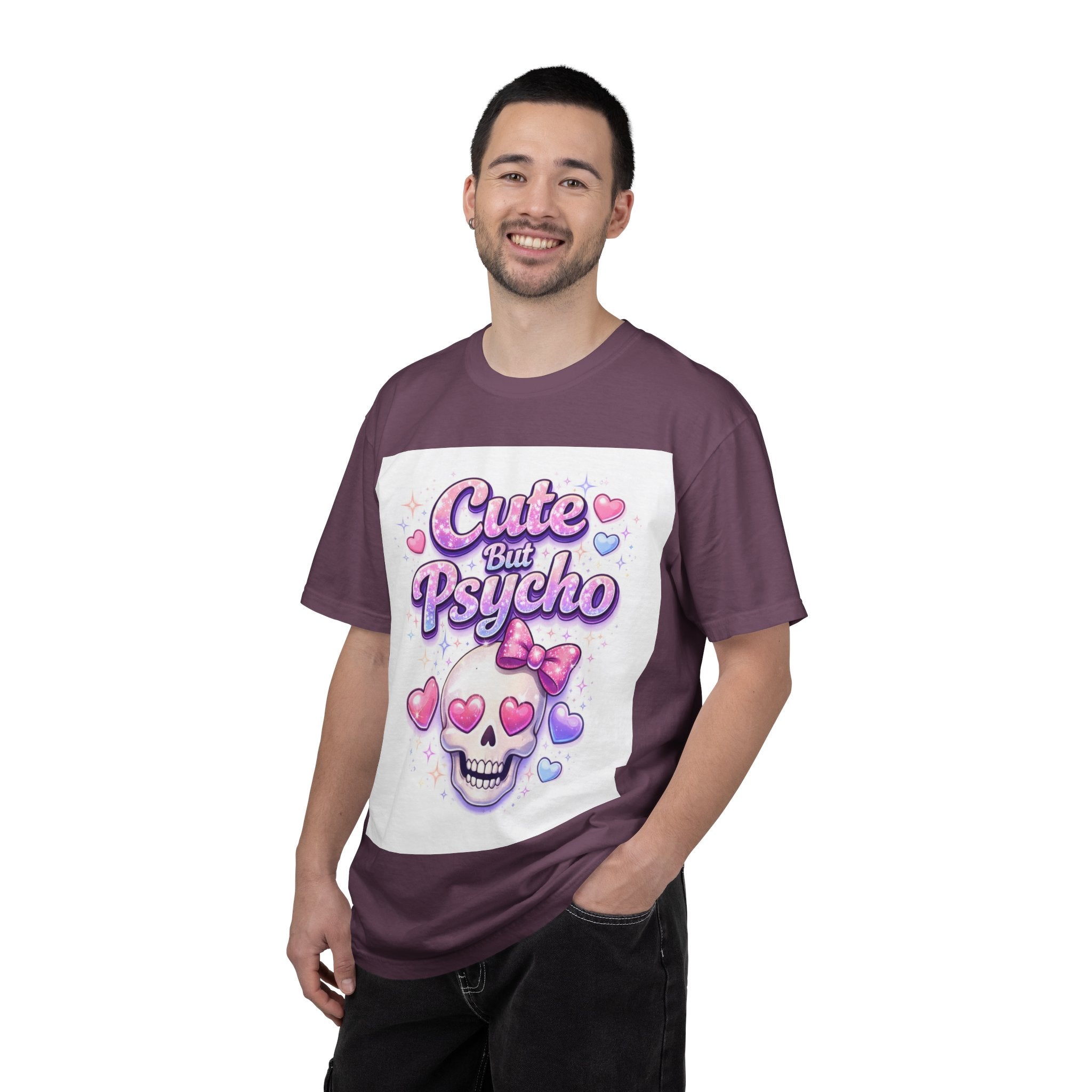 Cute But Psycho Skull T-Shirt — Pastel Kawaii Skull Tee