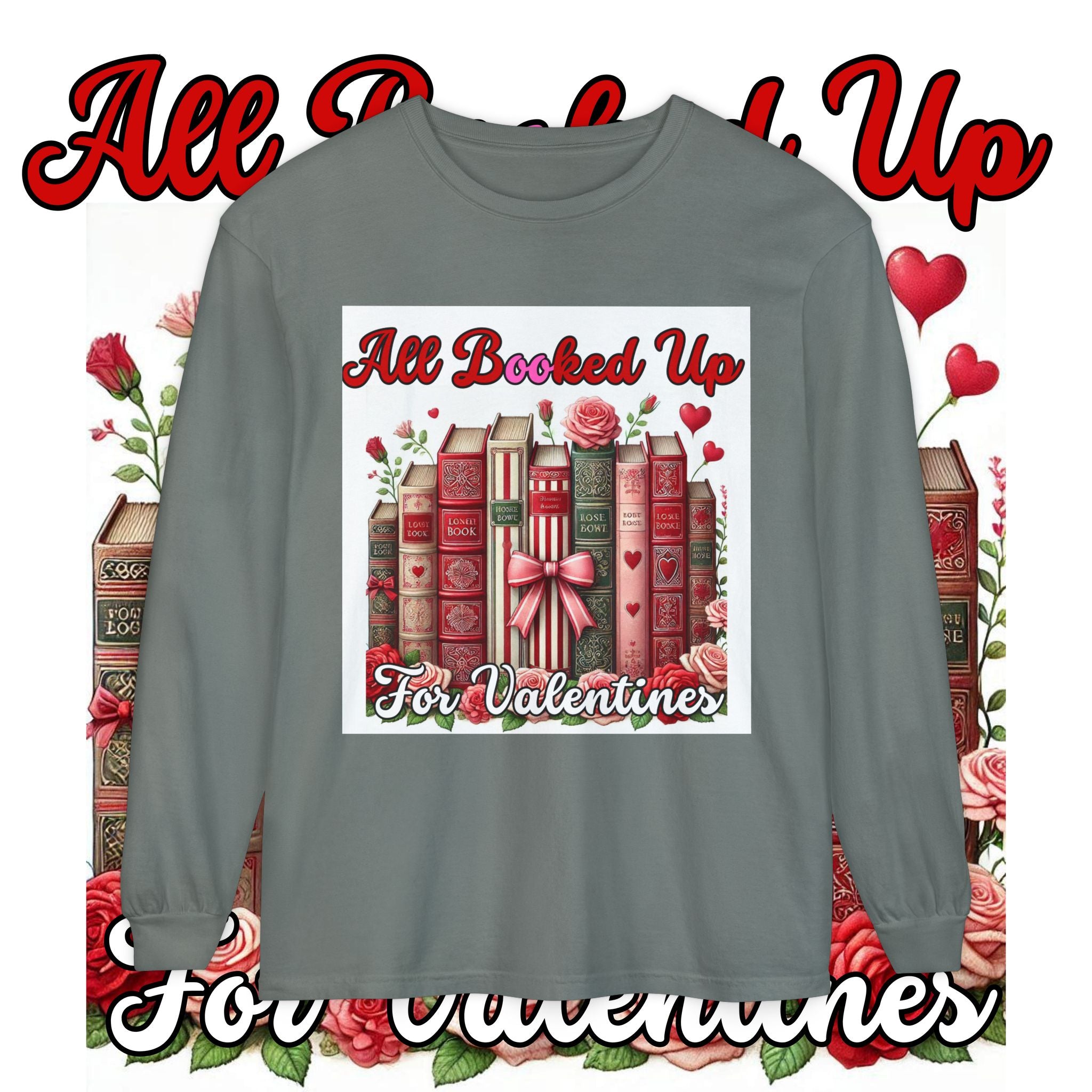 Valentine's 'All Booked Up' Long Sleeve Tee