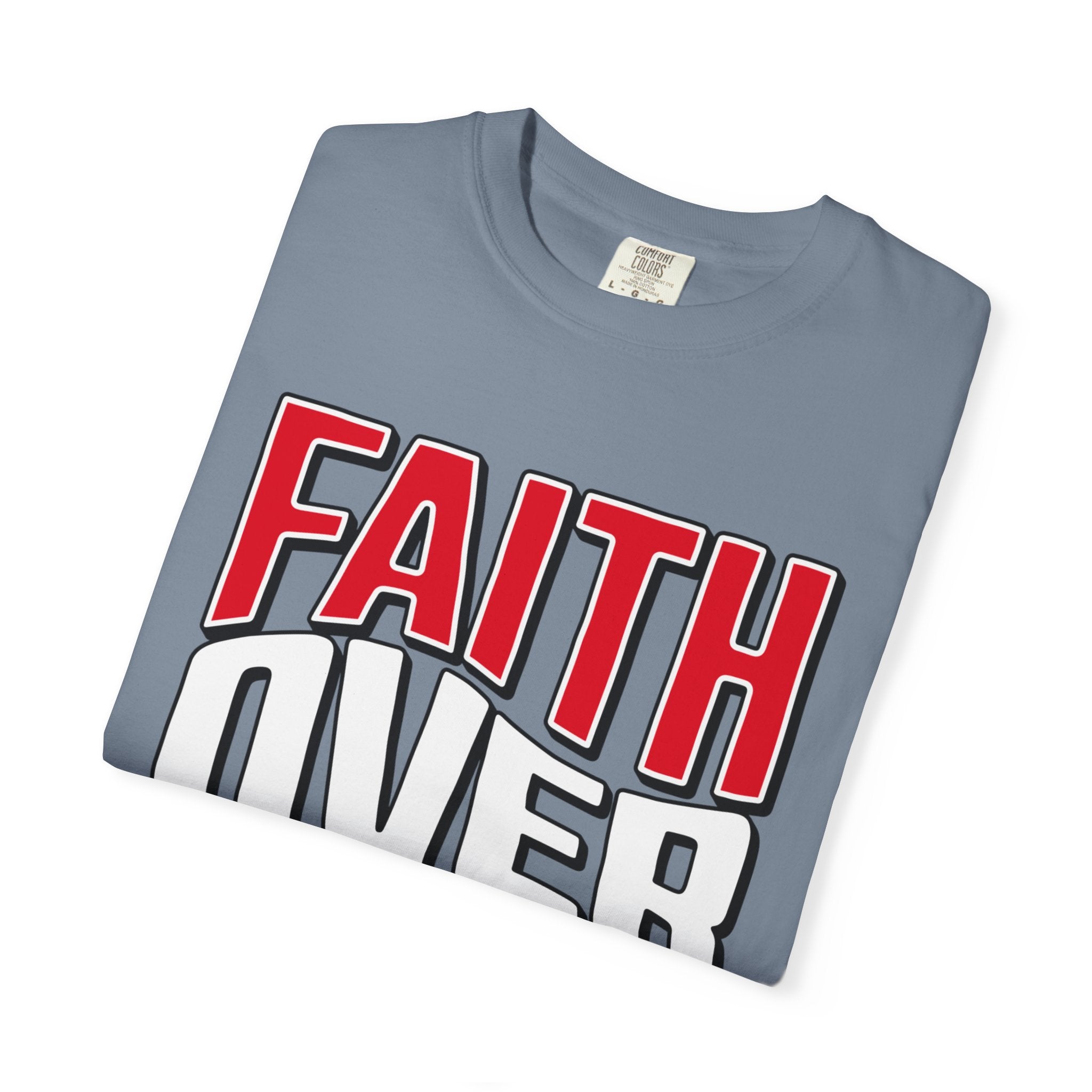 Faith Over Fear T‑Shirt — Christian Inspirational Tee ("The Lord Is On My Side")