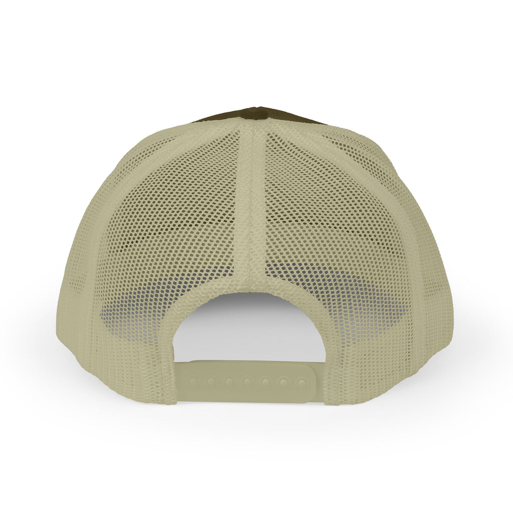 Arrow Cross Trucker Cap — Rustic Tribal Arrow Snapback Hat