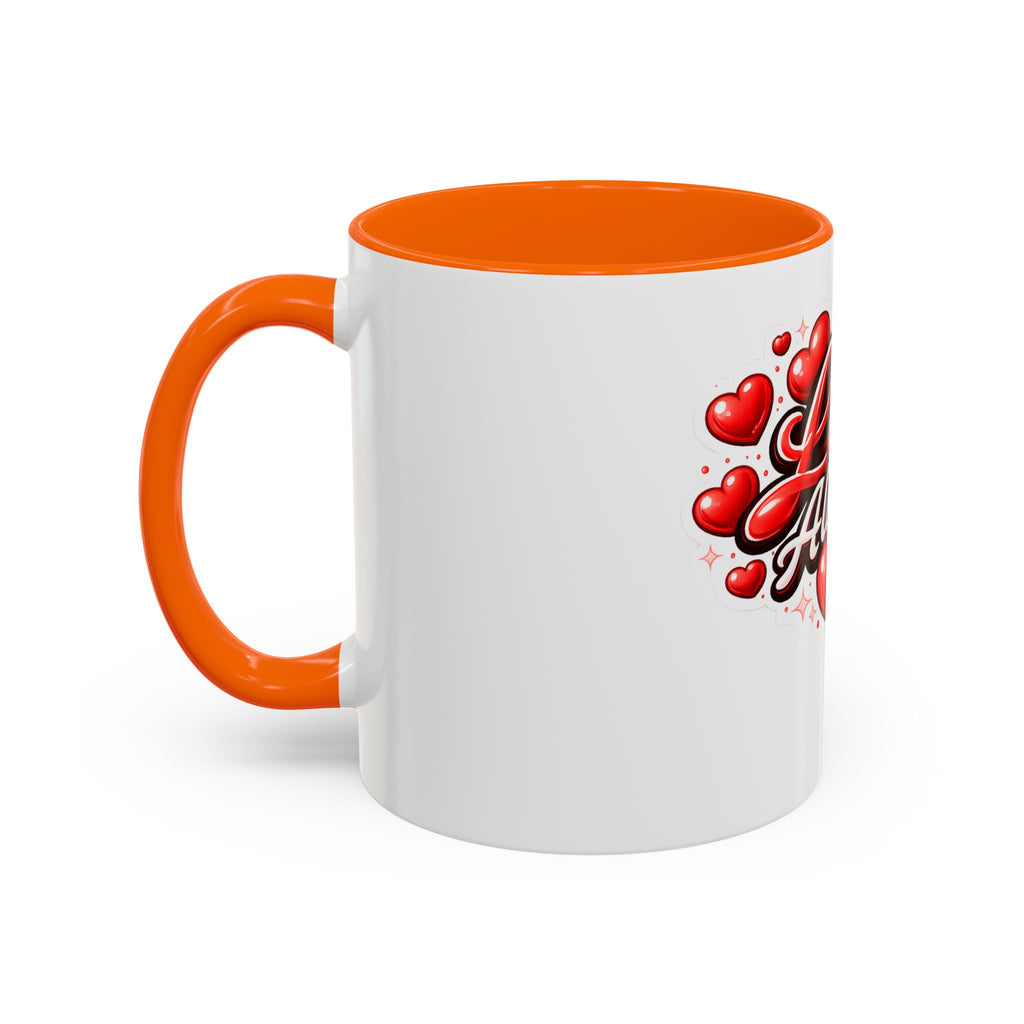 Love Always Coffee Mug — Romantic Heart Accent Mug (11/15oz)