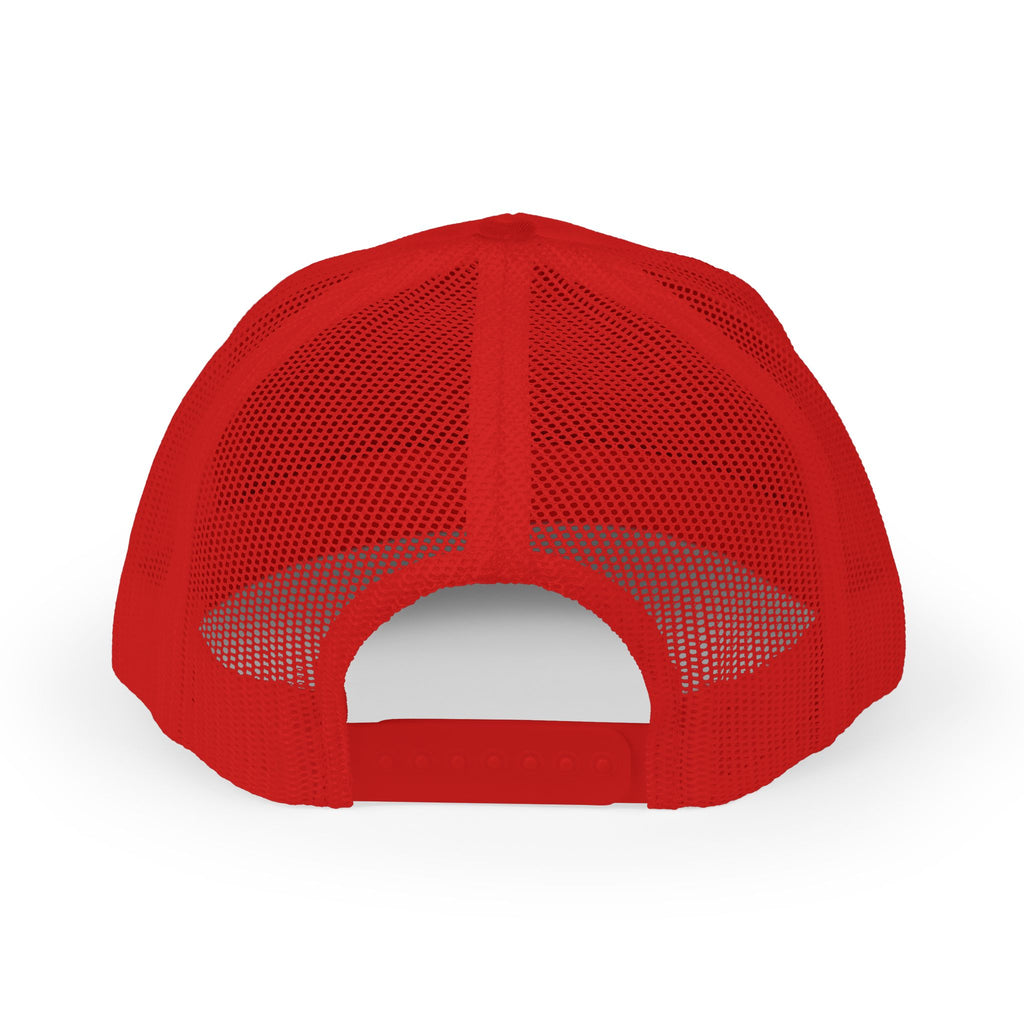 Arrow Cross Trucker Cap — Rustic Tribal Arrow Snapback Hat