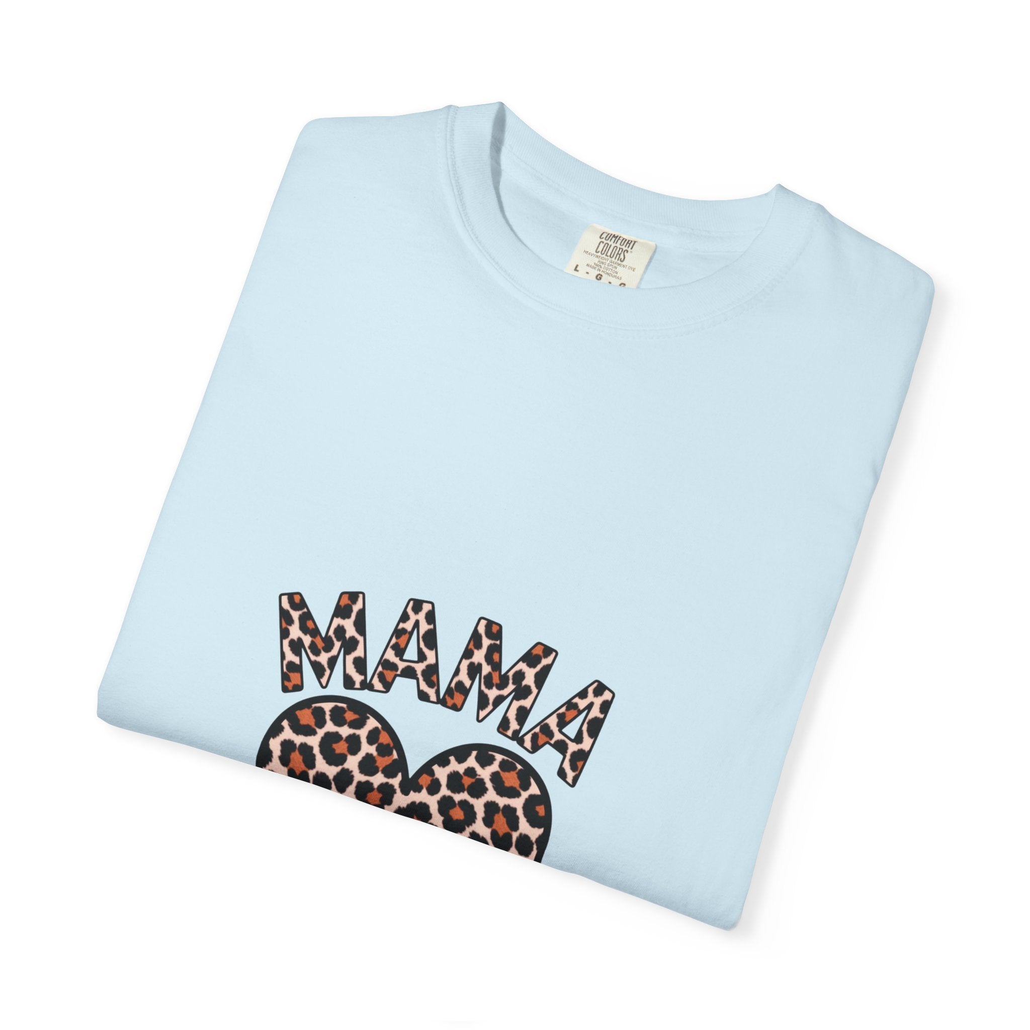 Mama Leopard Heart T-Shirt — Women's Mom Tee for Mother's Day & Everyday