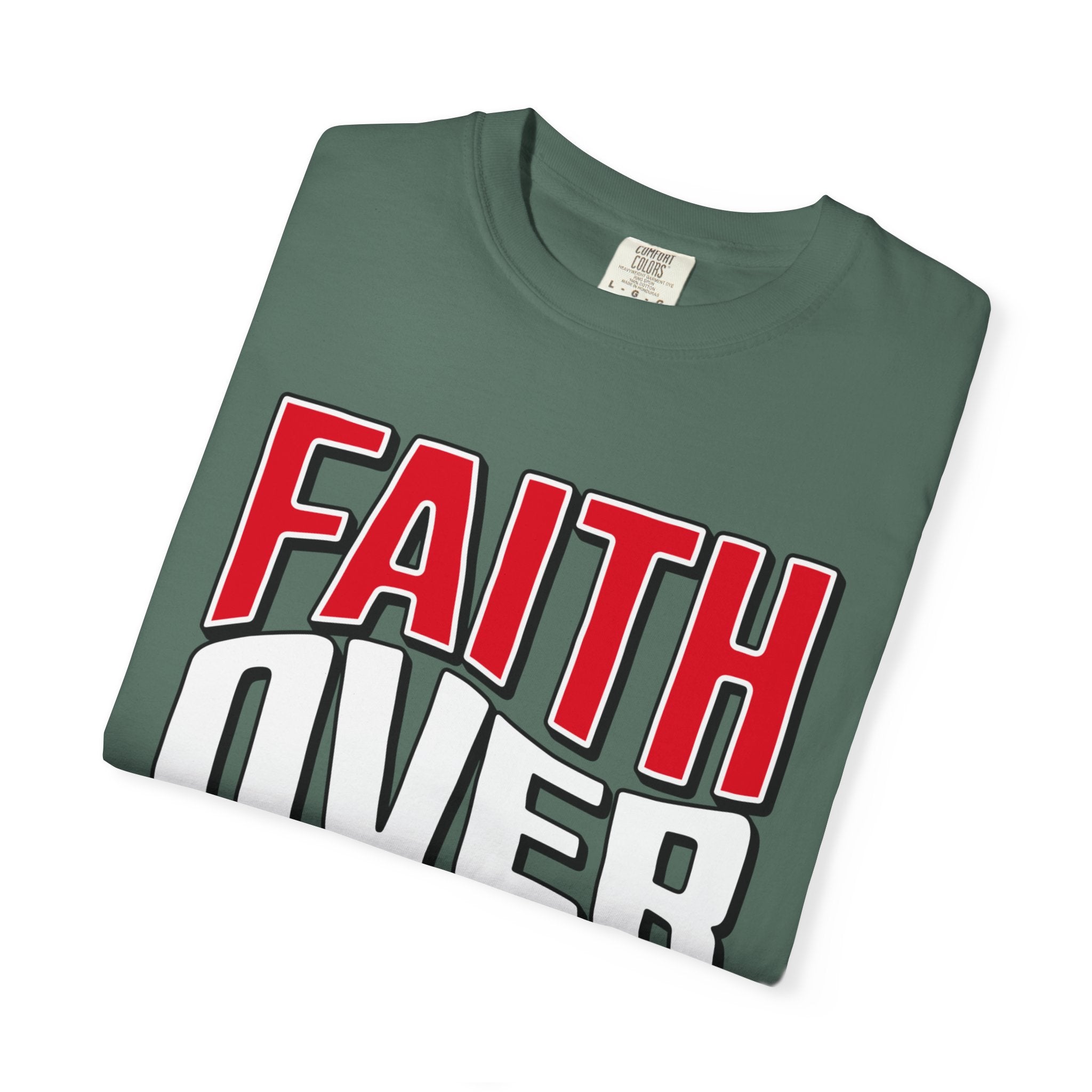 Faith Over Fear T‑Shirt — Christian Inspirational Tee ("The Lord Is On My Side")