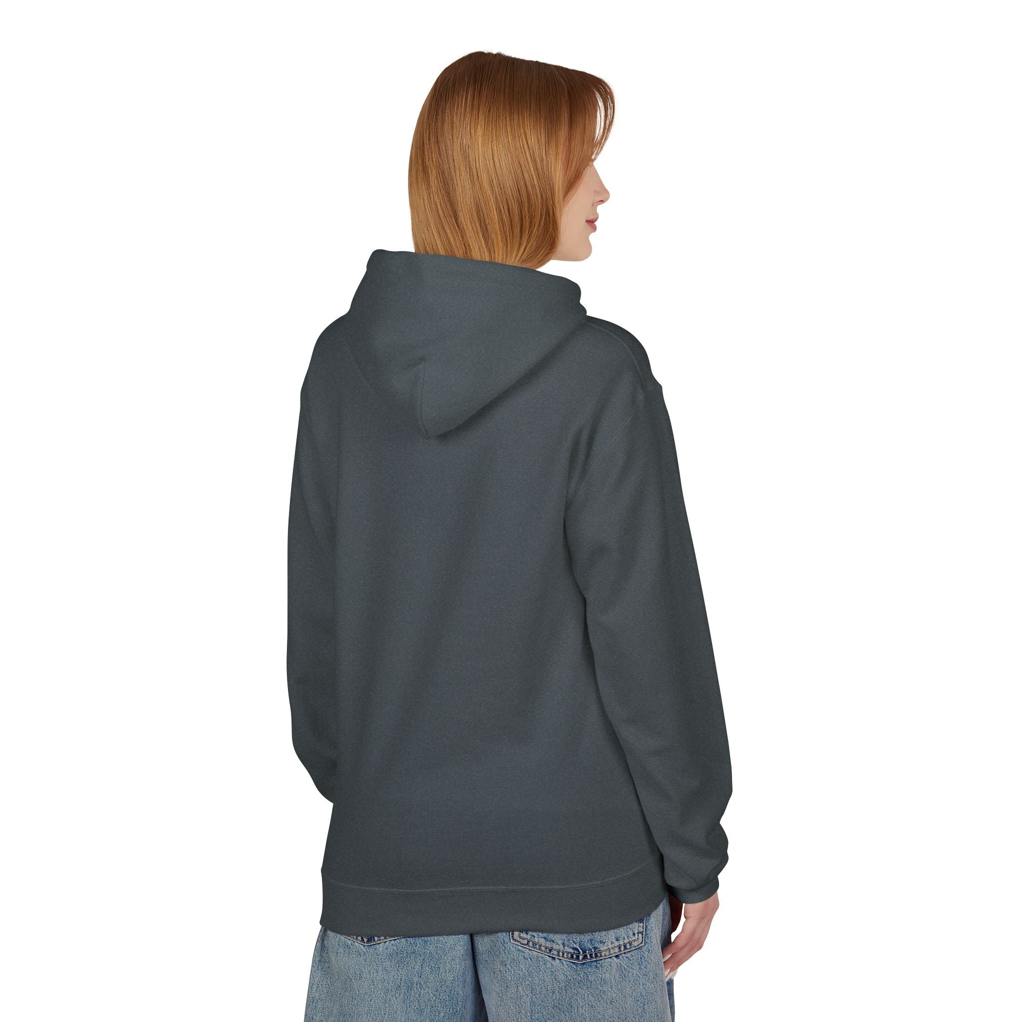 Hoodie — 'Black Girl Magic' Kid with Puffs Graphic White Hoodie