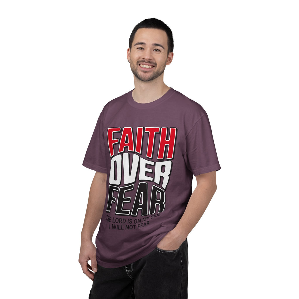Faith Over Fear T‑Shirt — Christian Inspirational Tee ("The Lord Is On My Side")