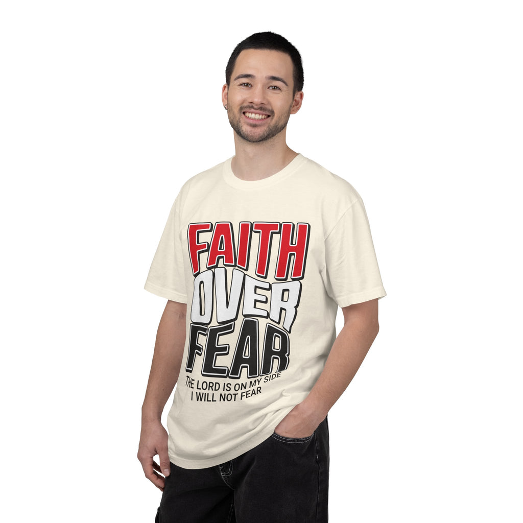 Faith Over Fear T‑Shirt — Christian Inspirational Tee ("The Lord Is On My Side")