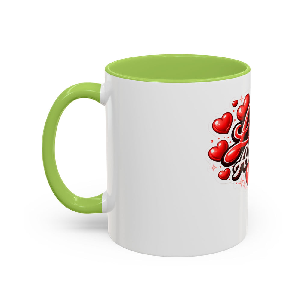 Love Always Coffee Mug — Romantic Heart Accent Mug (11/15oz)