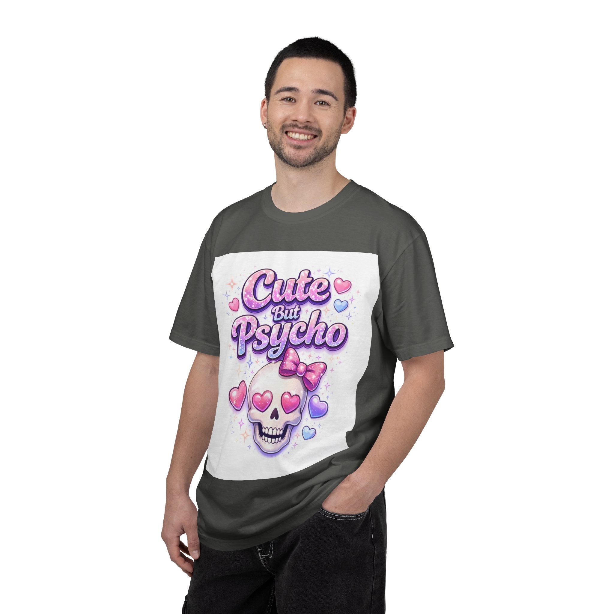 Cute But Psycho Skull T-Shirt — Pastel Kawaii Skull Tee