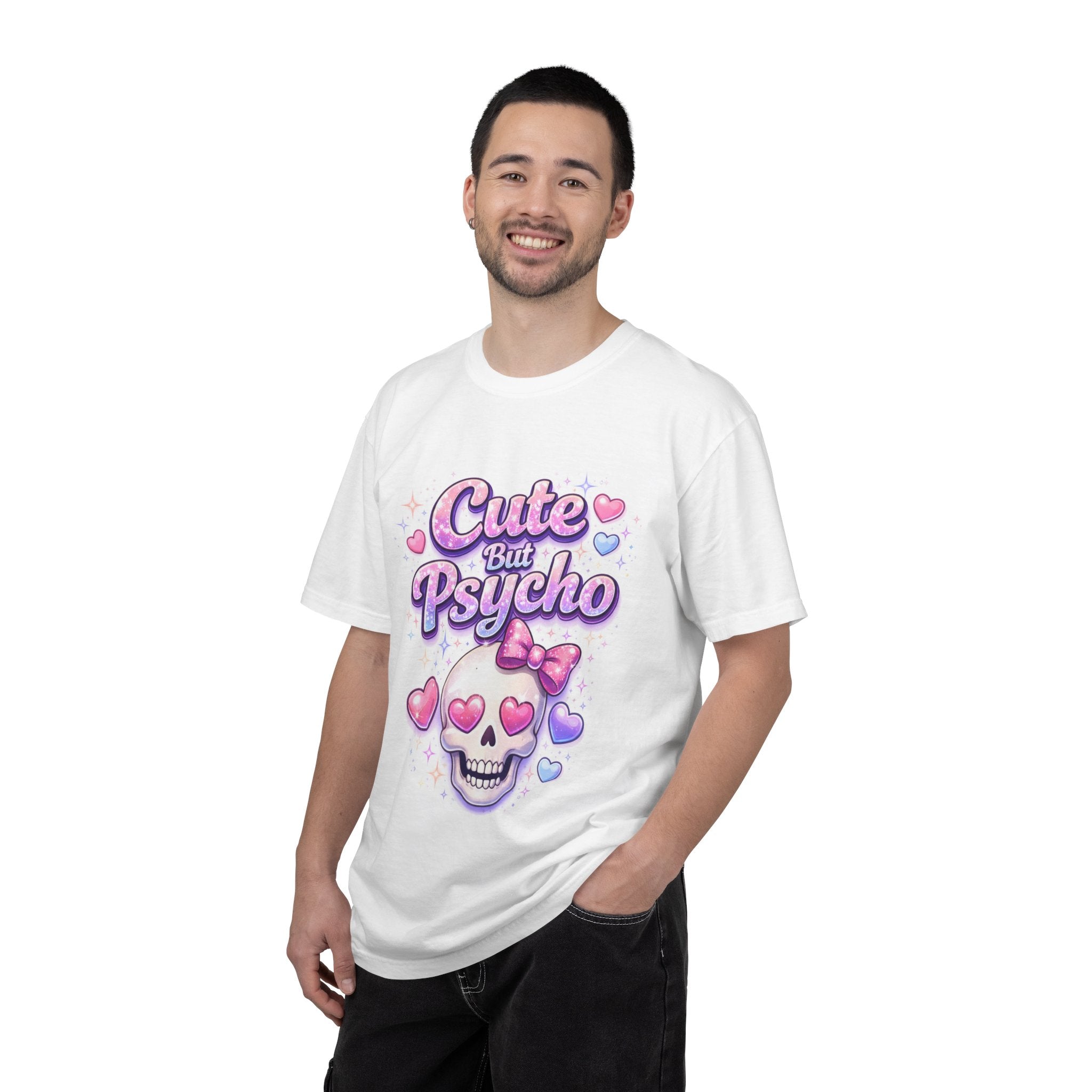 Cute But Psycho Skull T-Shirt — Pastel Kawaii Skull Tee