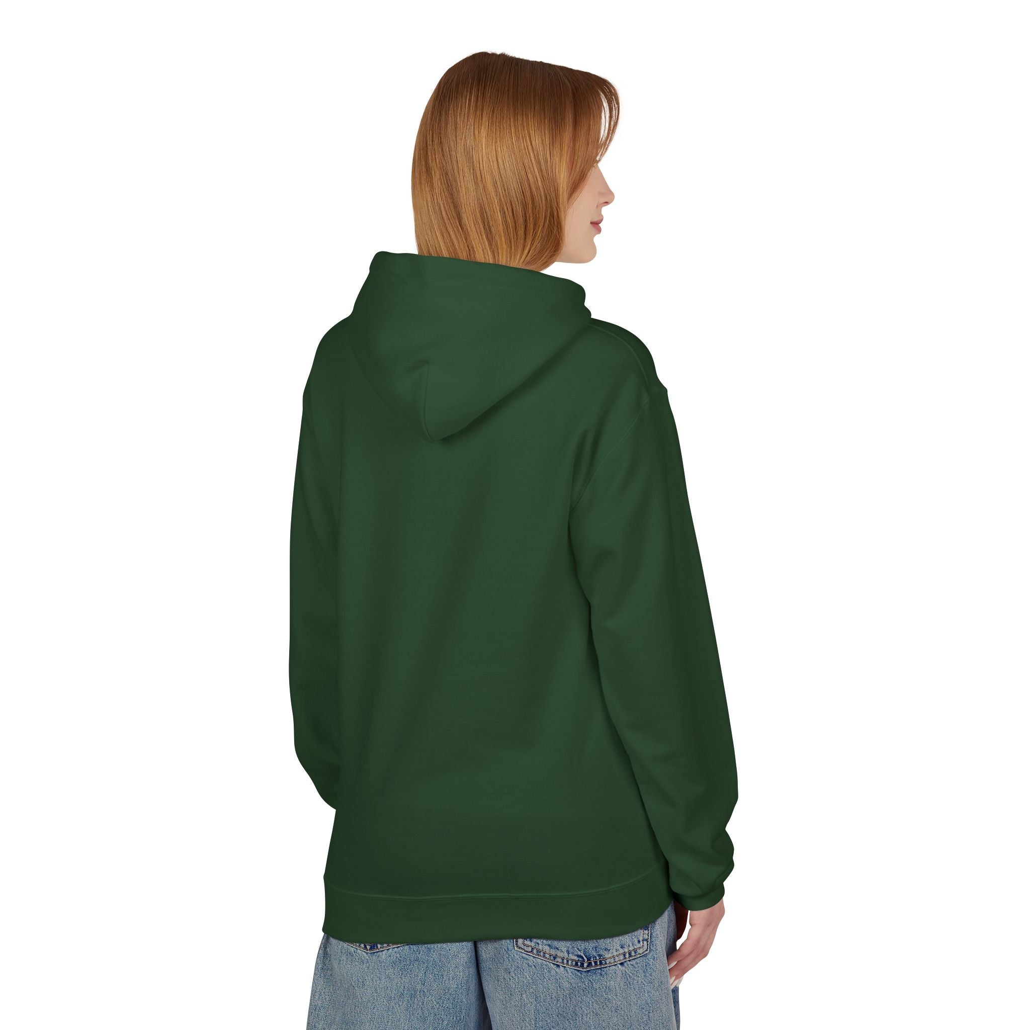 Hoodie — 'Black Girl Magic' Kid with Puffs Graphic White Hoodie