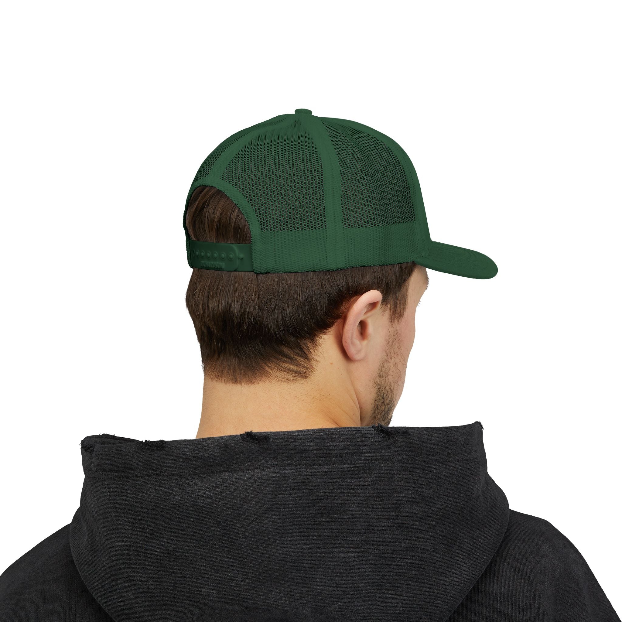 Arrow Cross Trucker Cap — Rustic Tribal Arrow Snapback Hat
