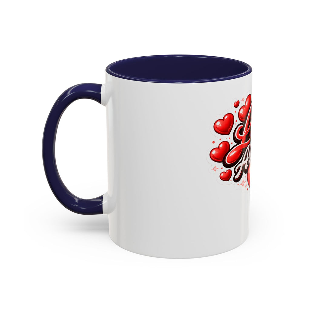 Love Always Coffee Mug — Romantic Heart Accent Mug (11/15oz)