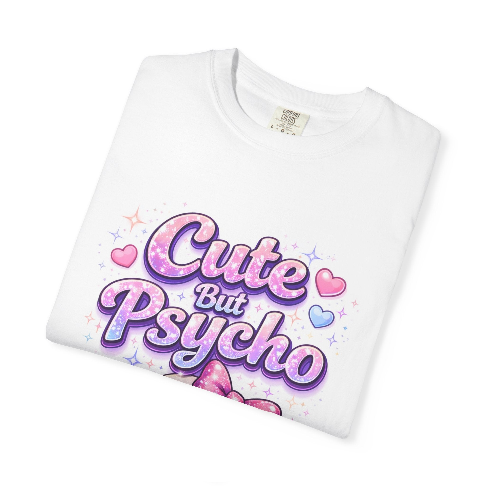 Cute But Psycho Skull T-Shirt — Pastel Kawaii Skull Tee