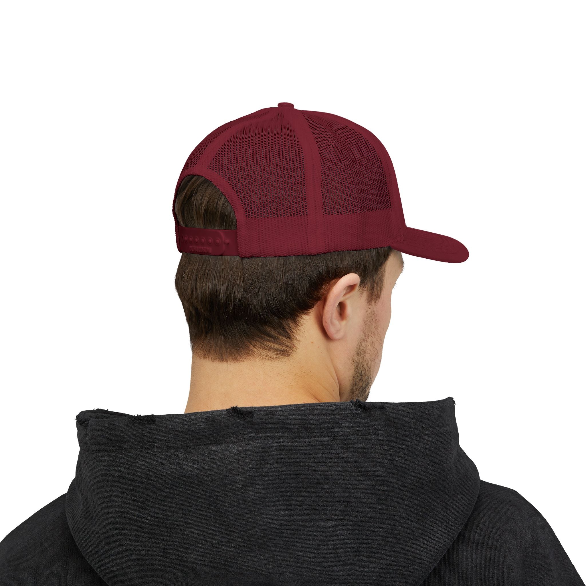 Arrow Cross Trucker Cap — Rustic Tribal Arrow Snapback Hat