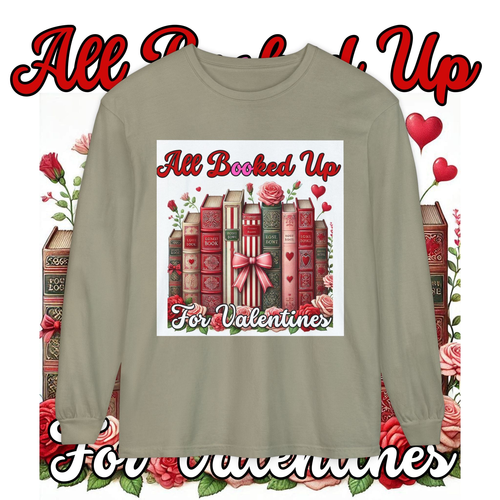 Valentine's 'All Booked Up' Long Sleeve Tee