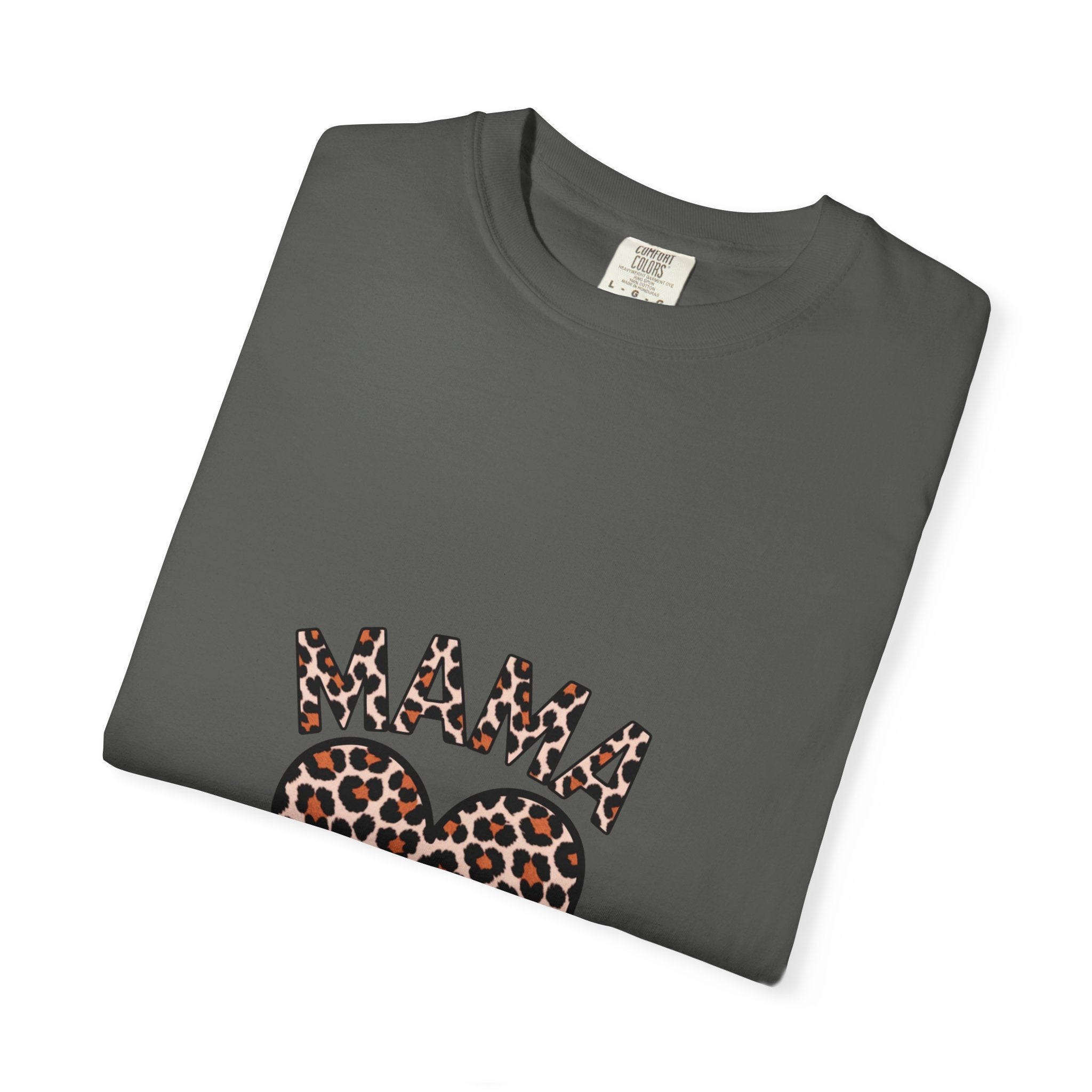 Mama Leopard Heart T-Shirt — Women's Mom Tee for Mother's Day & Everyday