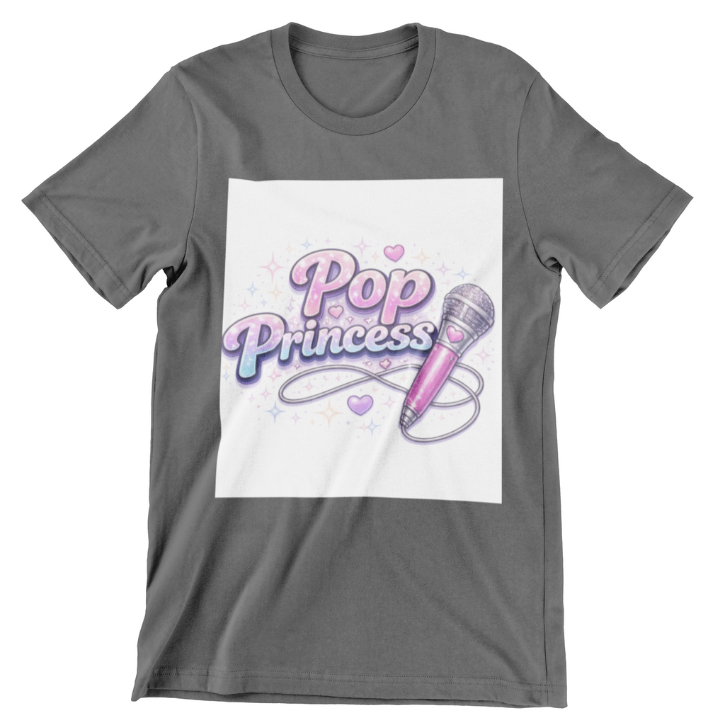 Pop Princess Sweatshirt — Cute Pink Microphone Graphic Crewneck