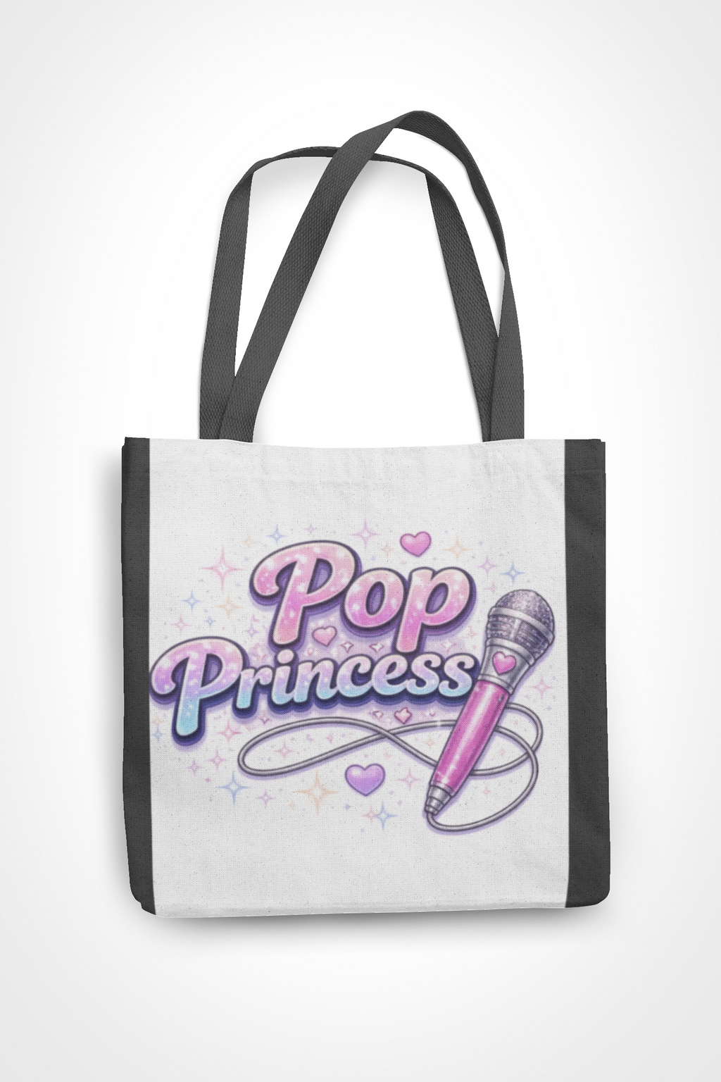 Pop Princess Sweatshirt — Cute Pink Microphone Graphic Crewneck