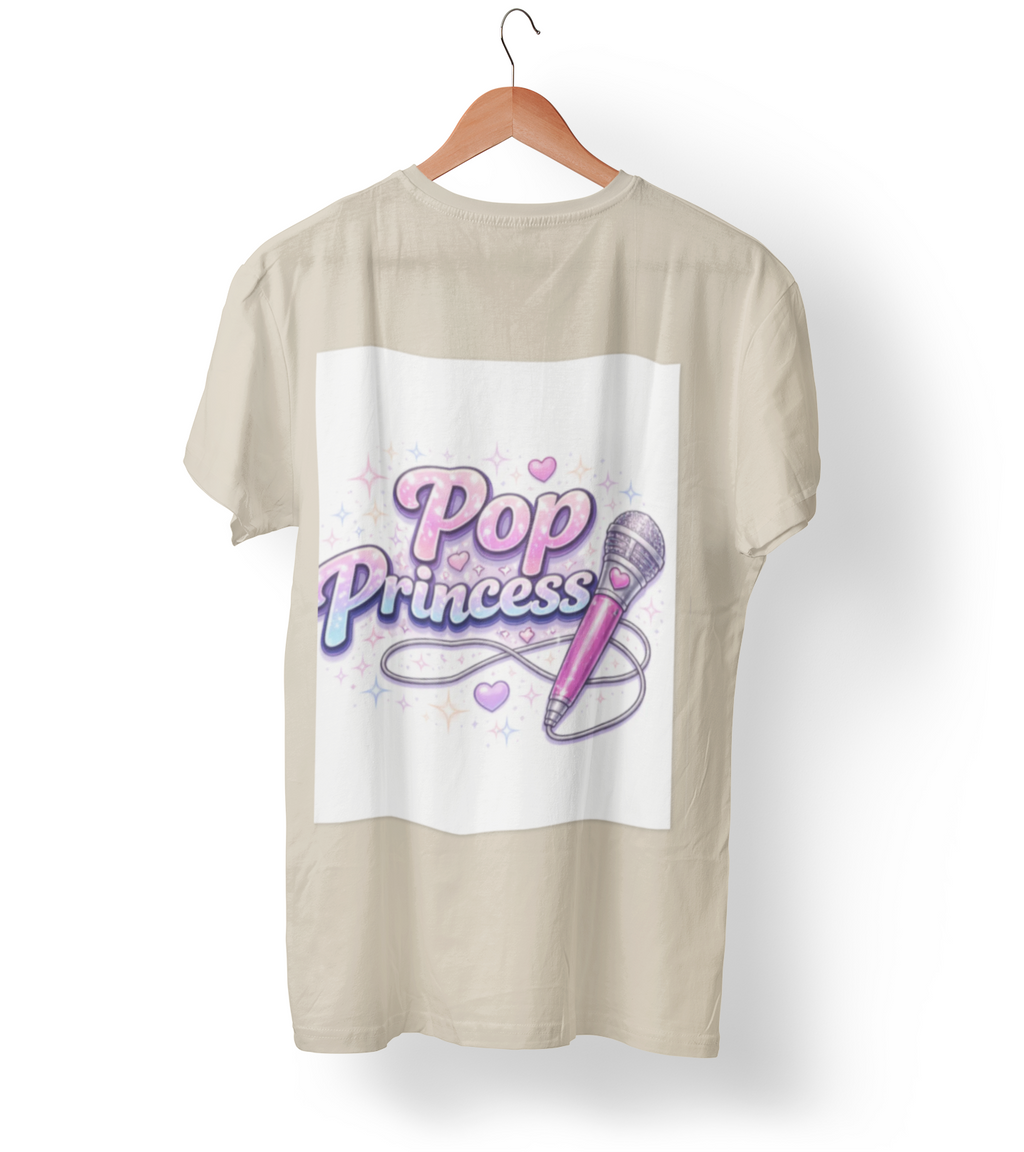 Pop Princess Sweatshirt — Cute Pink Microphone Graphic Crewneck