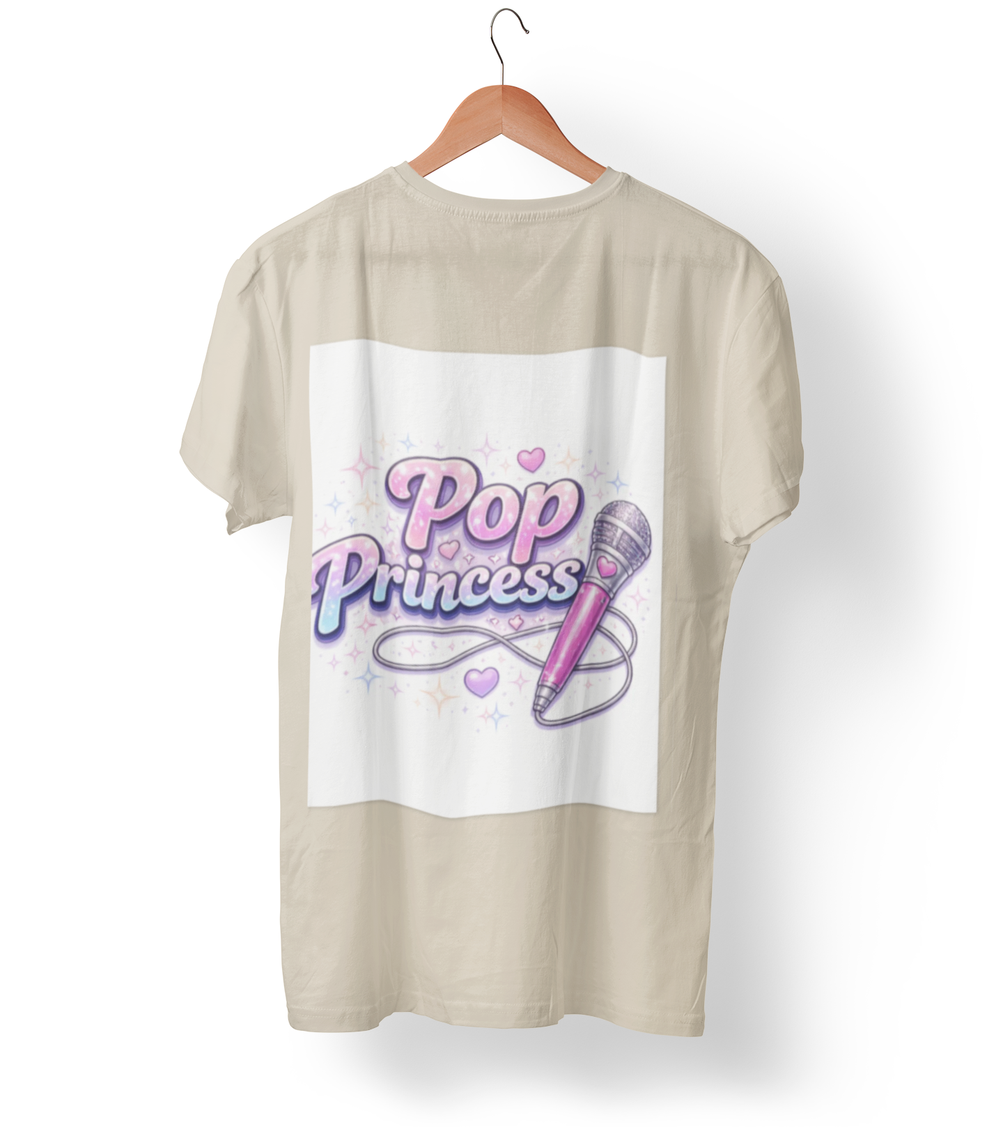 Pop Princess Sweatshirt — Cute Pink Microphone Graphic Crewneck