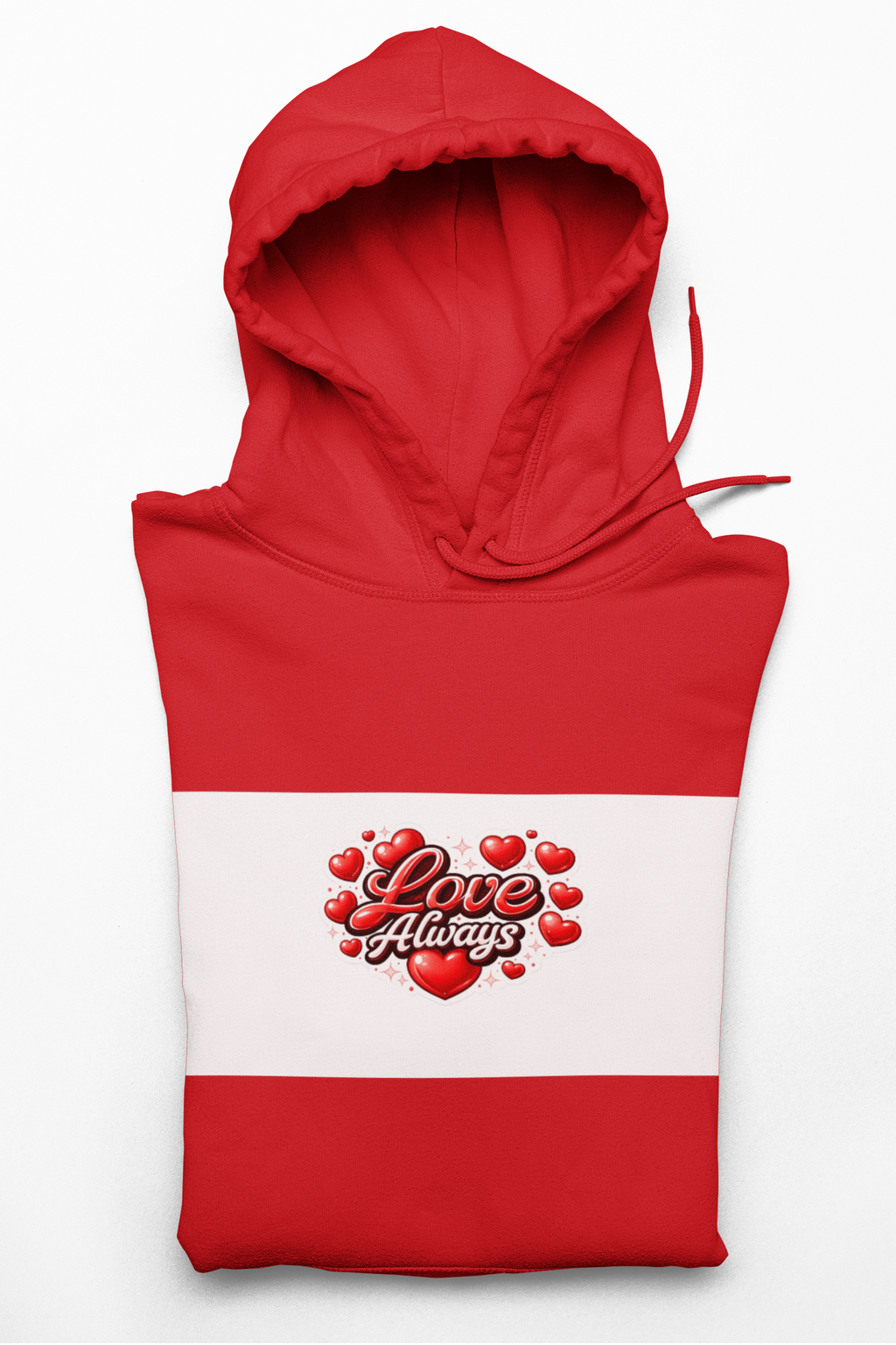 Love Always Coffee Mug — Romantic Heart Accent Mug (11/15oz)