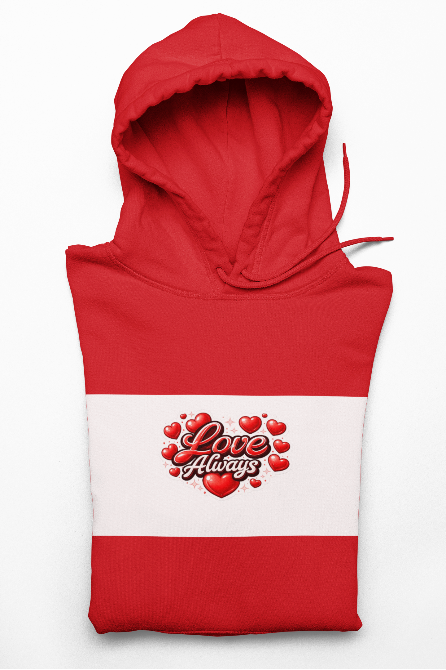 Love Always Coffee Mug — Romantic Heart Accent Mug (11/15oz)