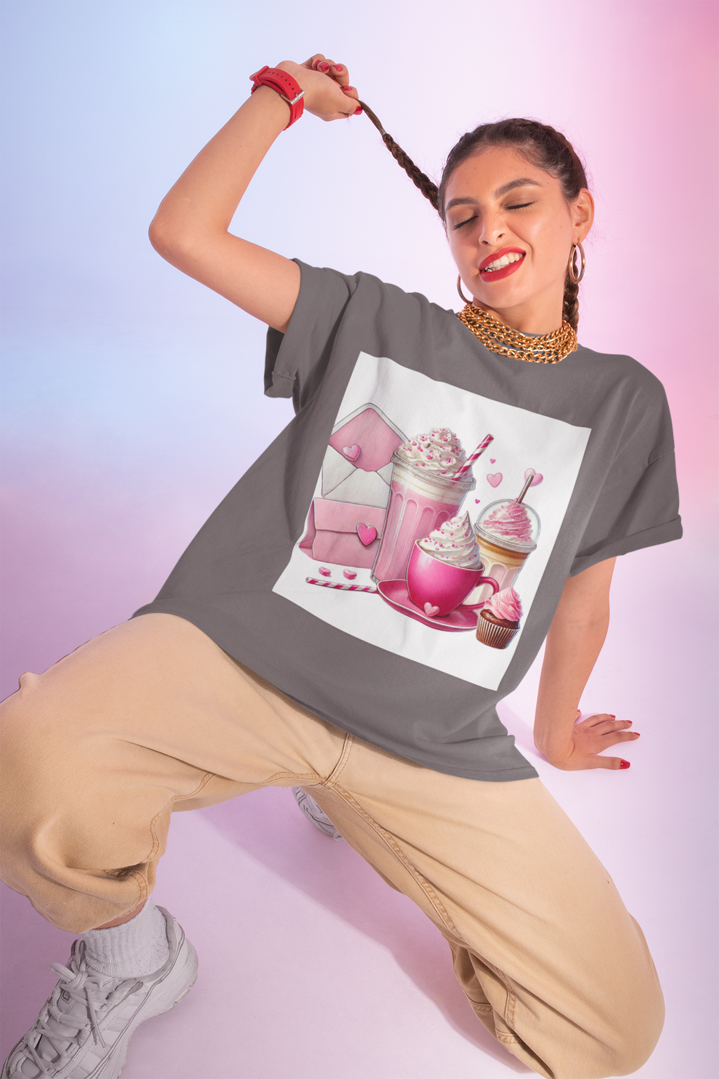 Valentine Sweet Treats Crewneck Sweatshirt
