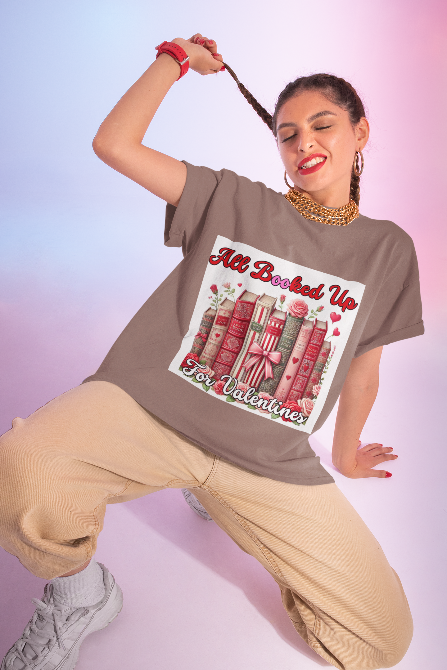 Valentine's 'All Booked Up' Long Sleeve Tee
