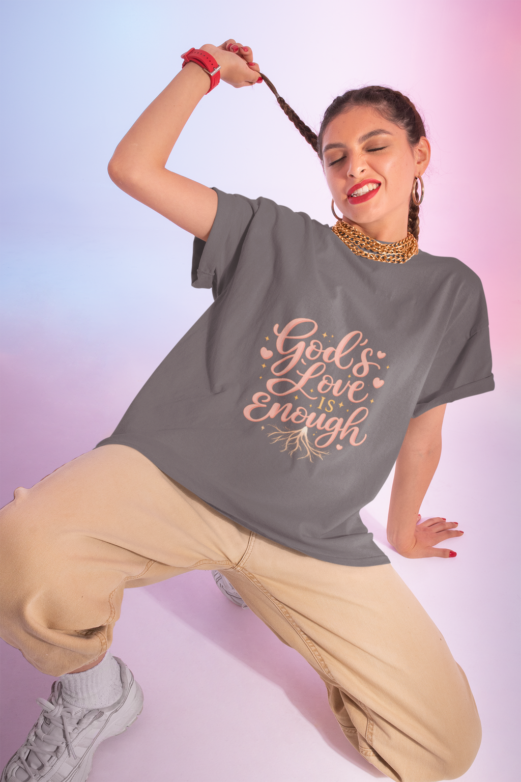 God's Love Is Enough T-Shirt — Inspirational Christian Tee